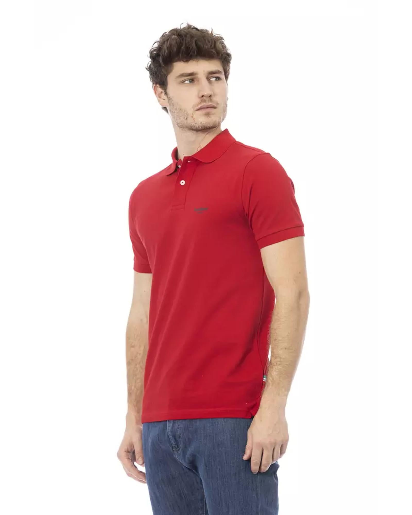 Embroidered Short Sleeve Polo Shirt M Men Secondary image