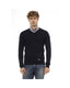 Baldinini Trend Men's Blue Wool Sweater - 54 IT