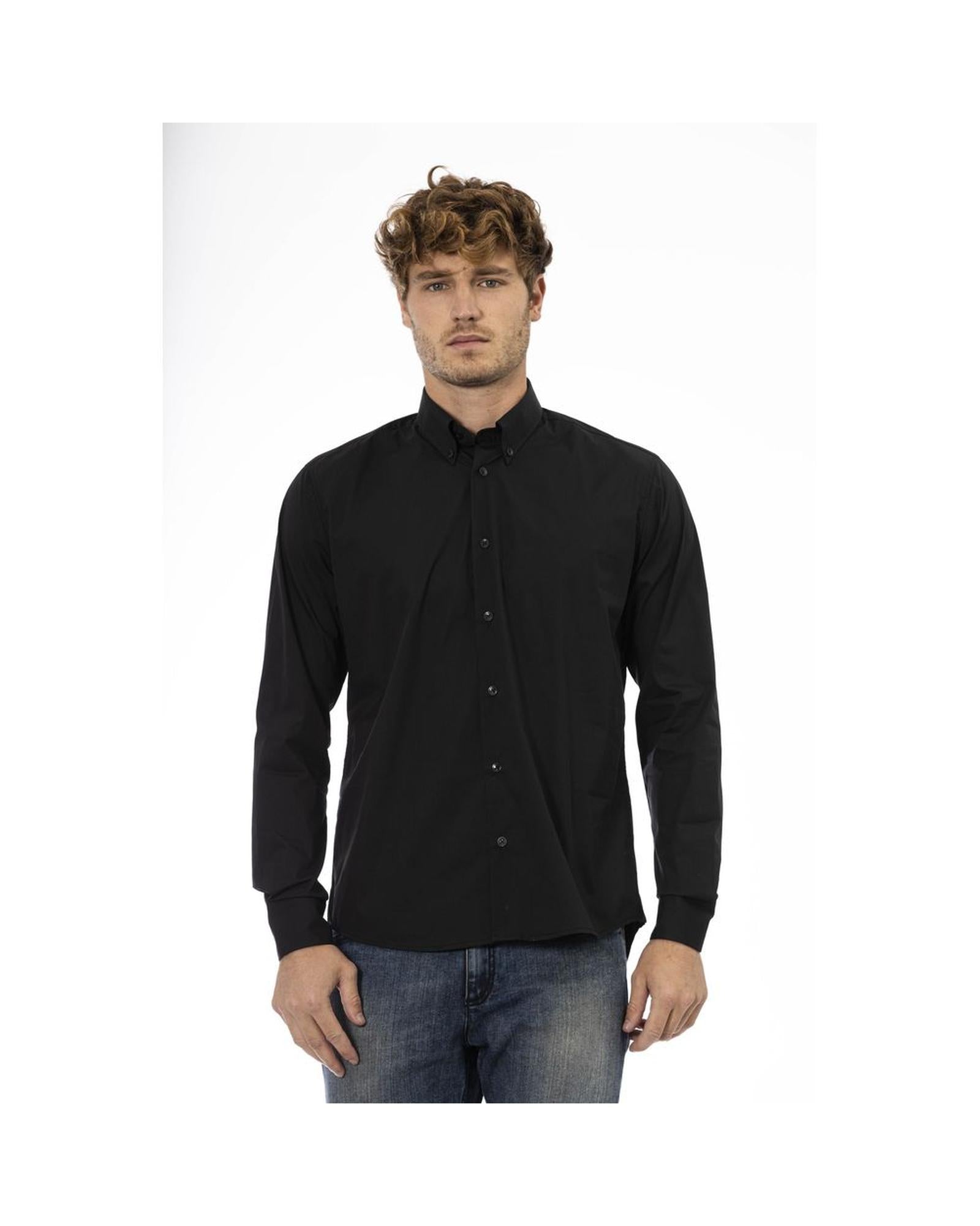 Baldinini Trend Men's Black Cotton Shirt - M Main image