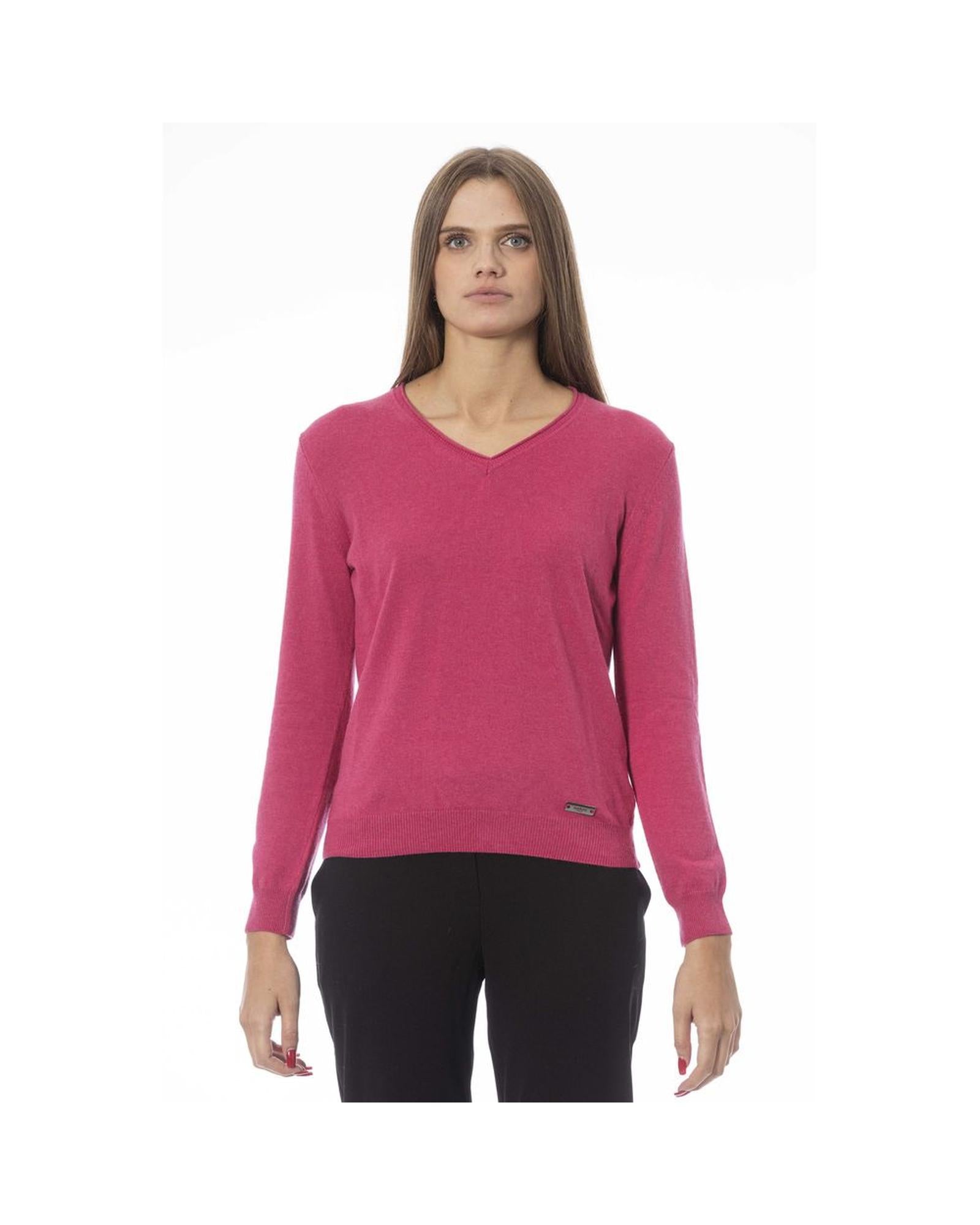 Baldinini Trend Women's Fuchsia Polyamide Sweater - M Main image