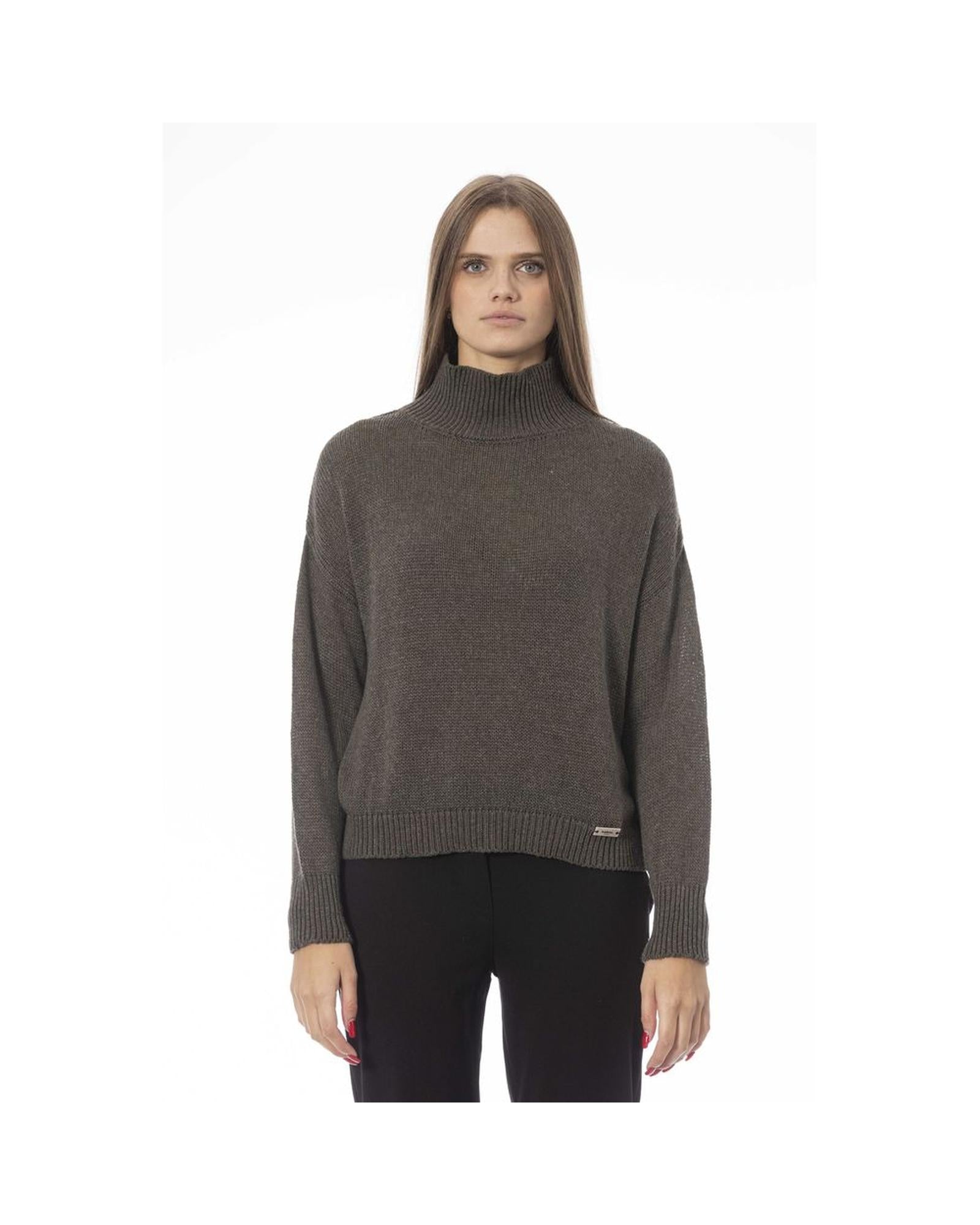 Baldinini Trend Women's Green Viscose Sweater - M Main image