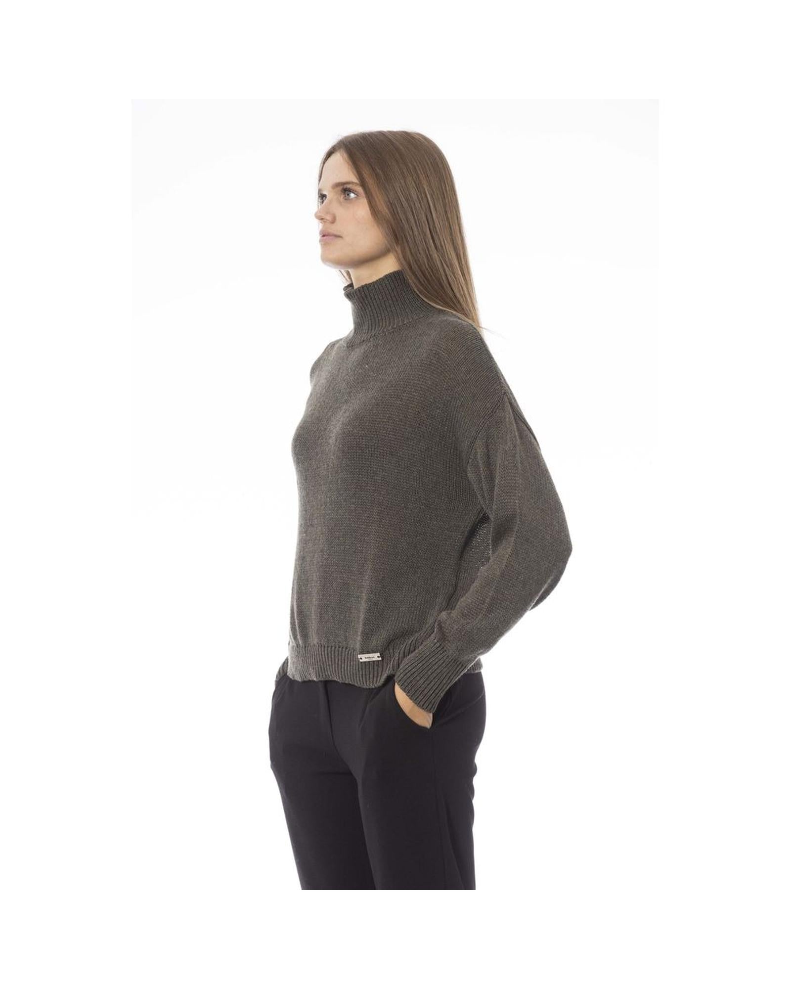 Baldinini Trend Women's Green Viscose Sweater - M Secondary image