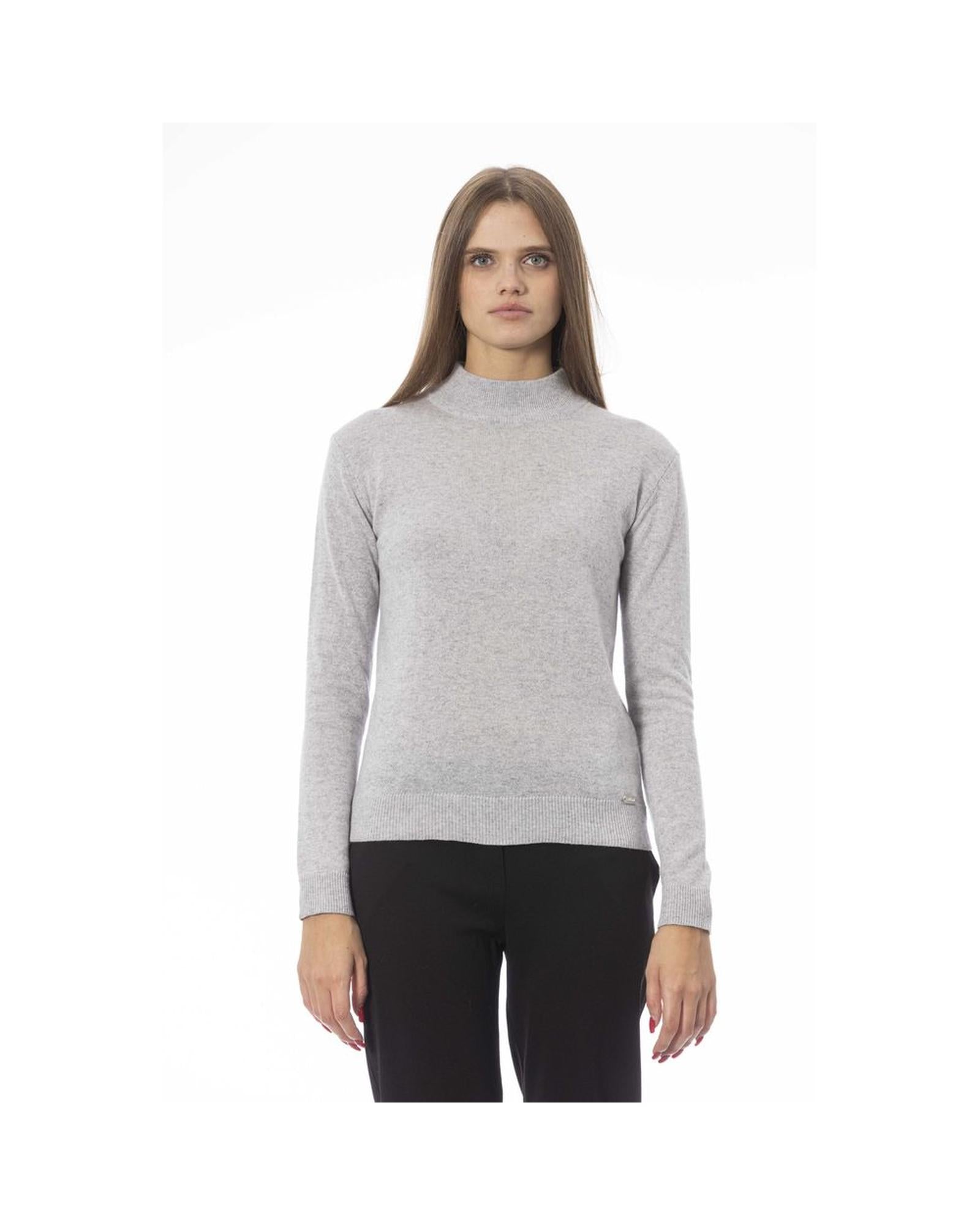 Baldinini Trend Women's Gray Fabric Sweater - M Main image