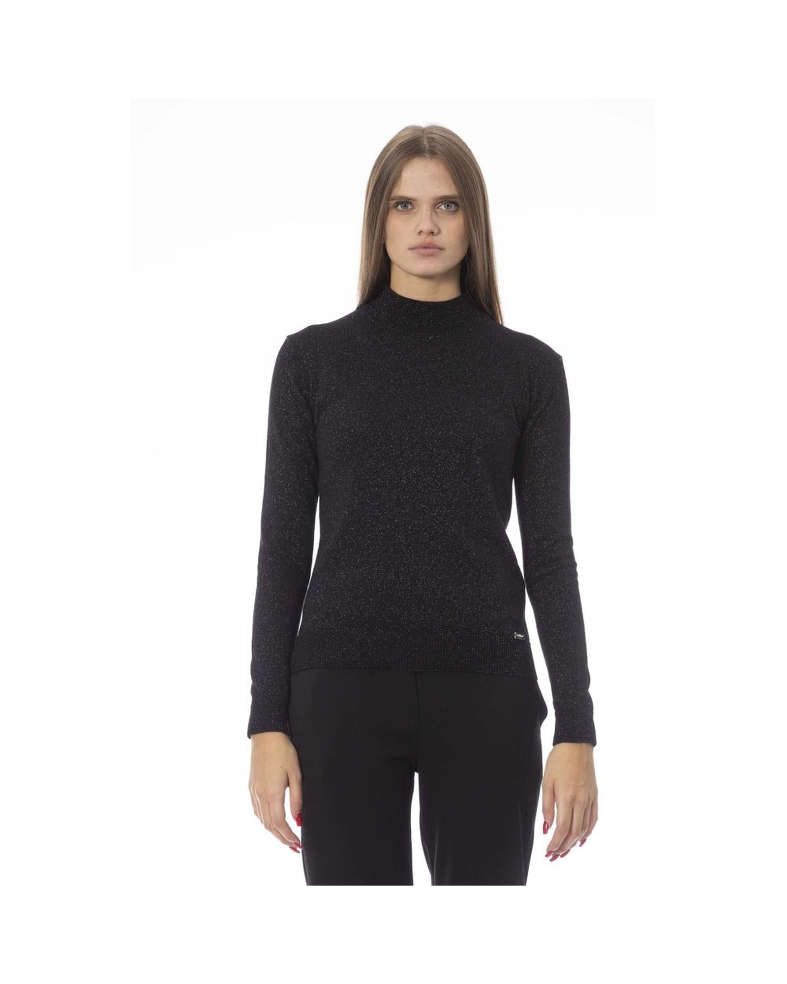 Baldinini Trend Women's Black Fabric Sweater - M Main image