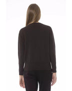 Baldinini Trend Women's Brown Wool Sweater - 44 IT