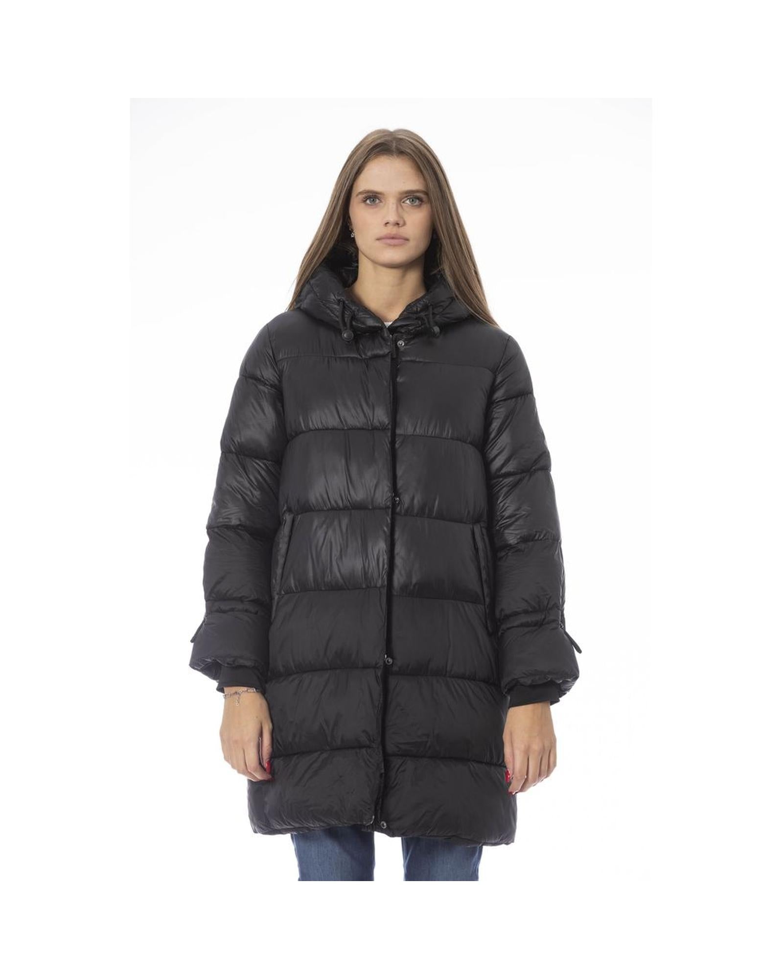 Baldinini Trend Women's Black Nylon Jackets & Coat - M Main image