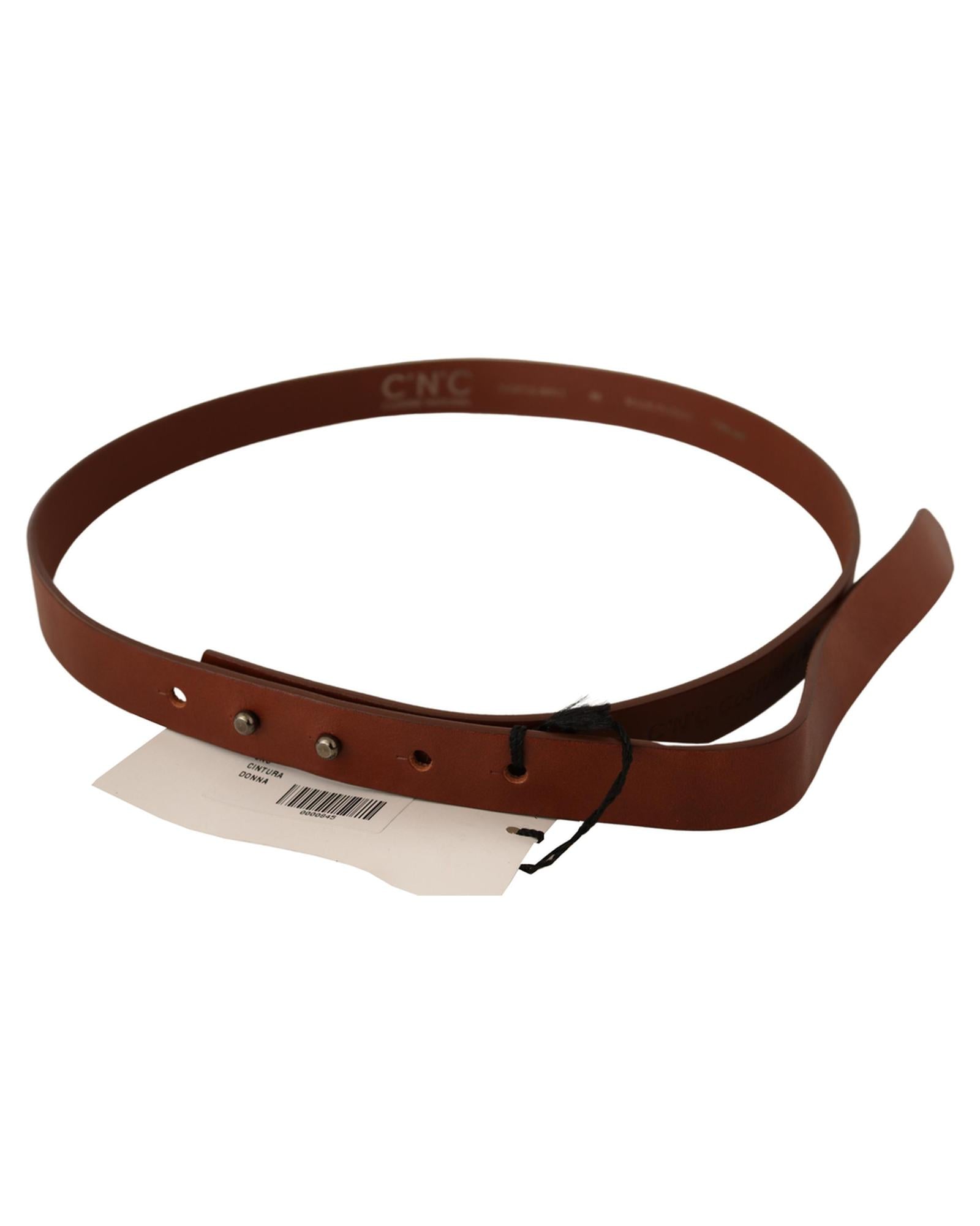 100% Authentic CNC Costume National Fashion Leather Belt 85 cm Women Secondary image