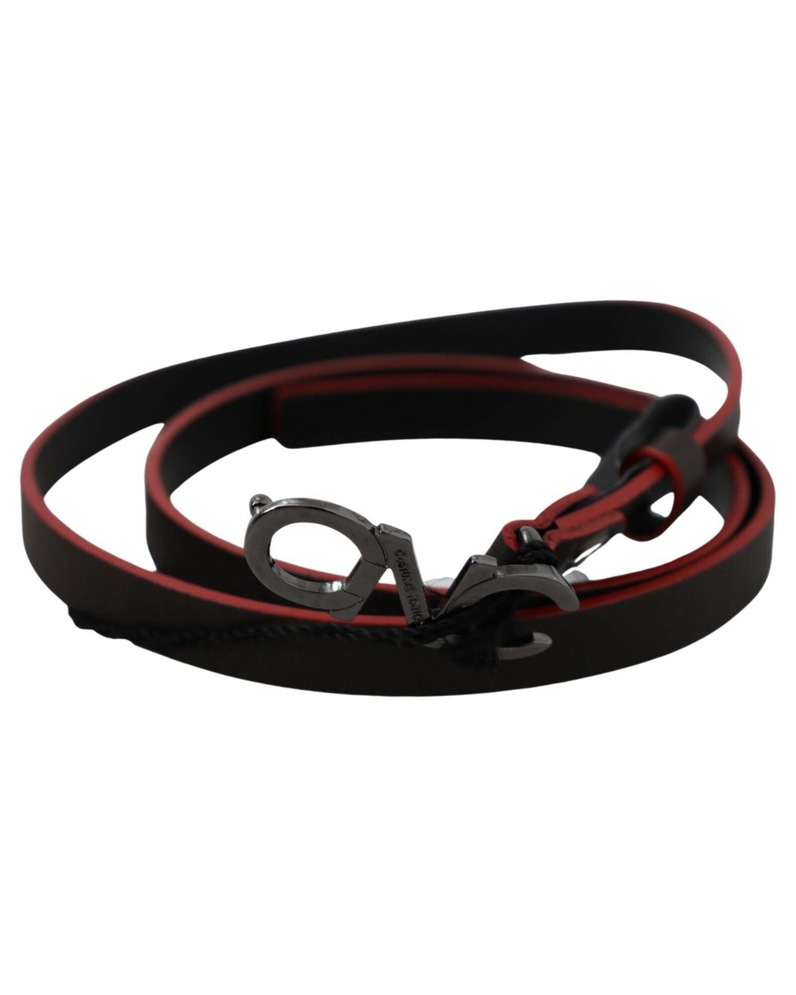 CNC Costume National Leather Logo Belt 85 cm Women Main image