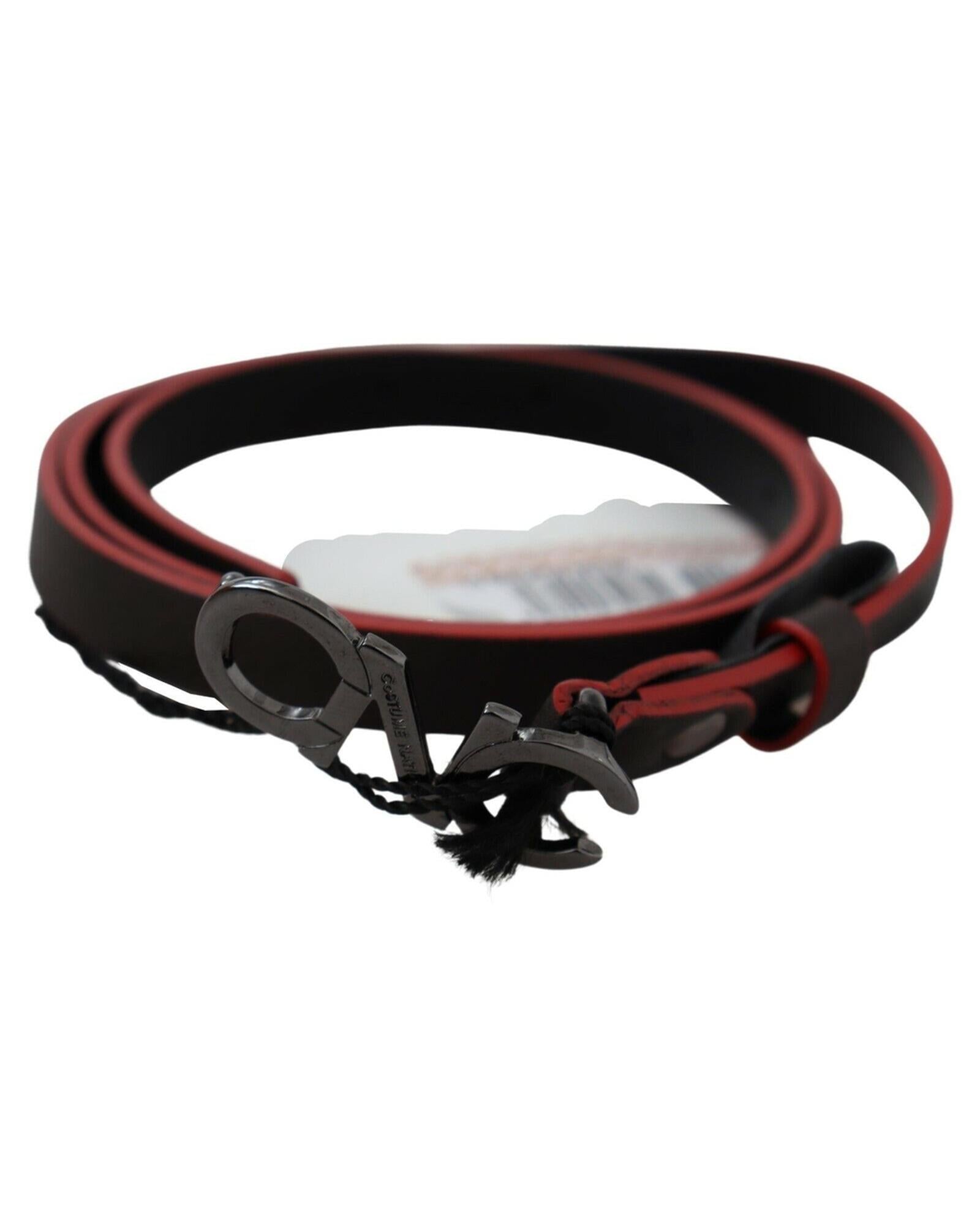 CNC Costume National Leather Logo Belt 85 cm Women Secondary image