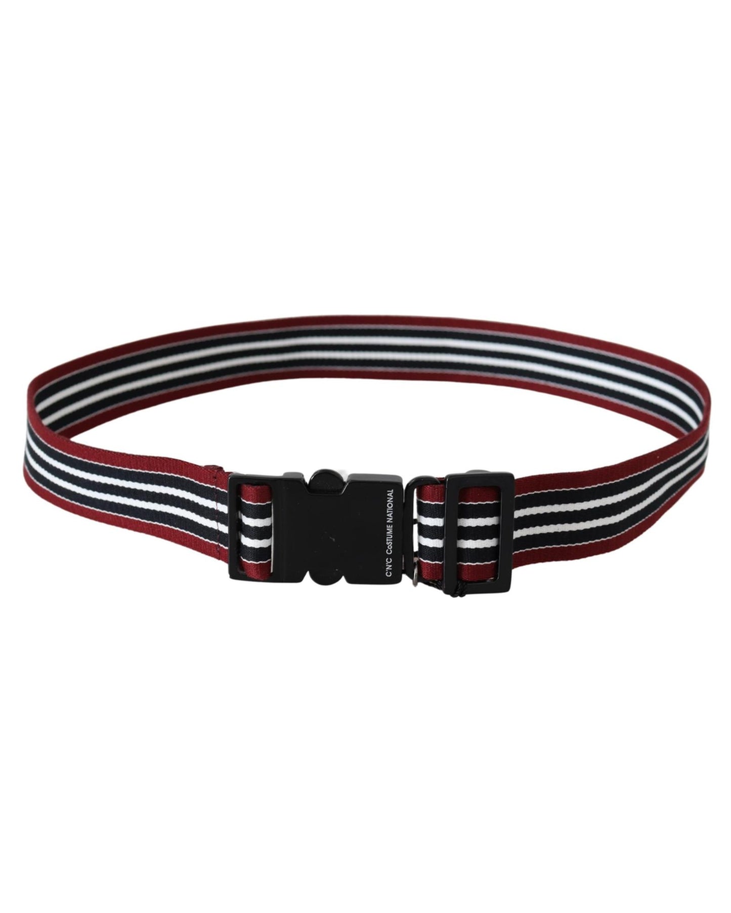 CNC Costume National Fashion Belt with Stripe Motif 100 cm Women