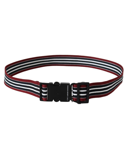 CNC Costume National Fashion Belt with Stripe Motif 100 cm Women