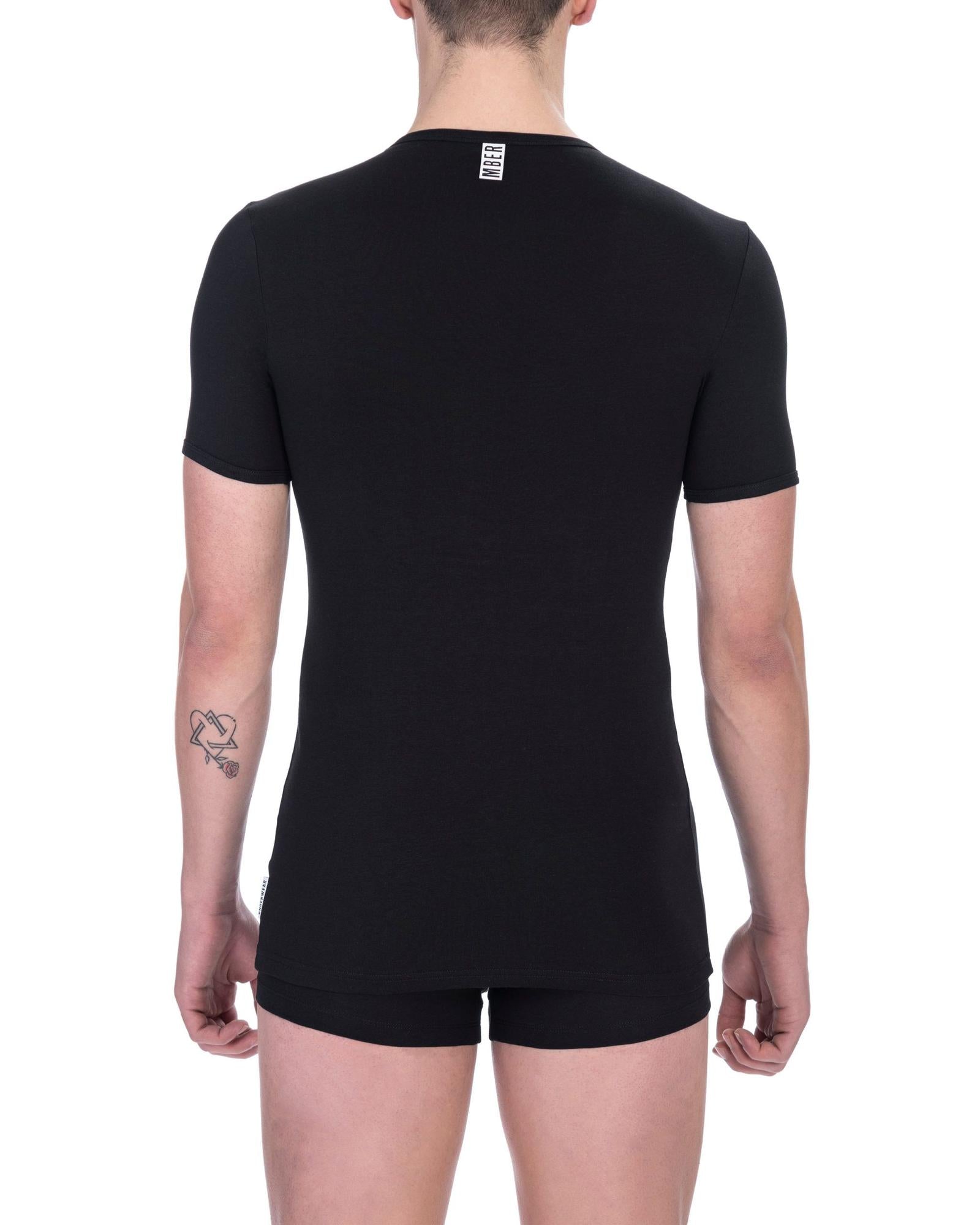 Bikkembergs Men's Black Cotton T-Shirt - S Secondary image