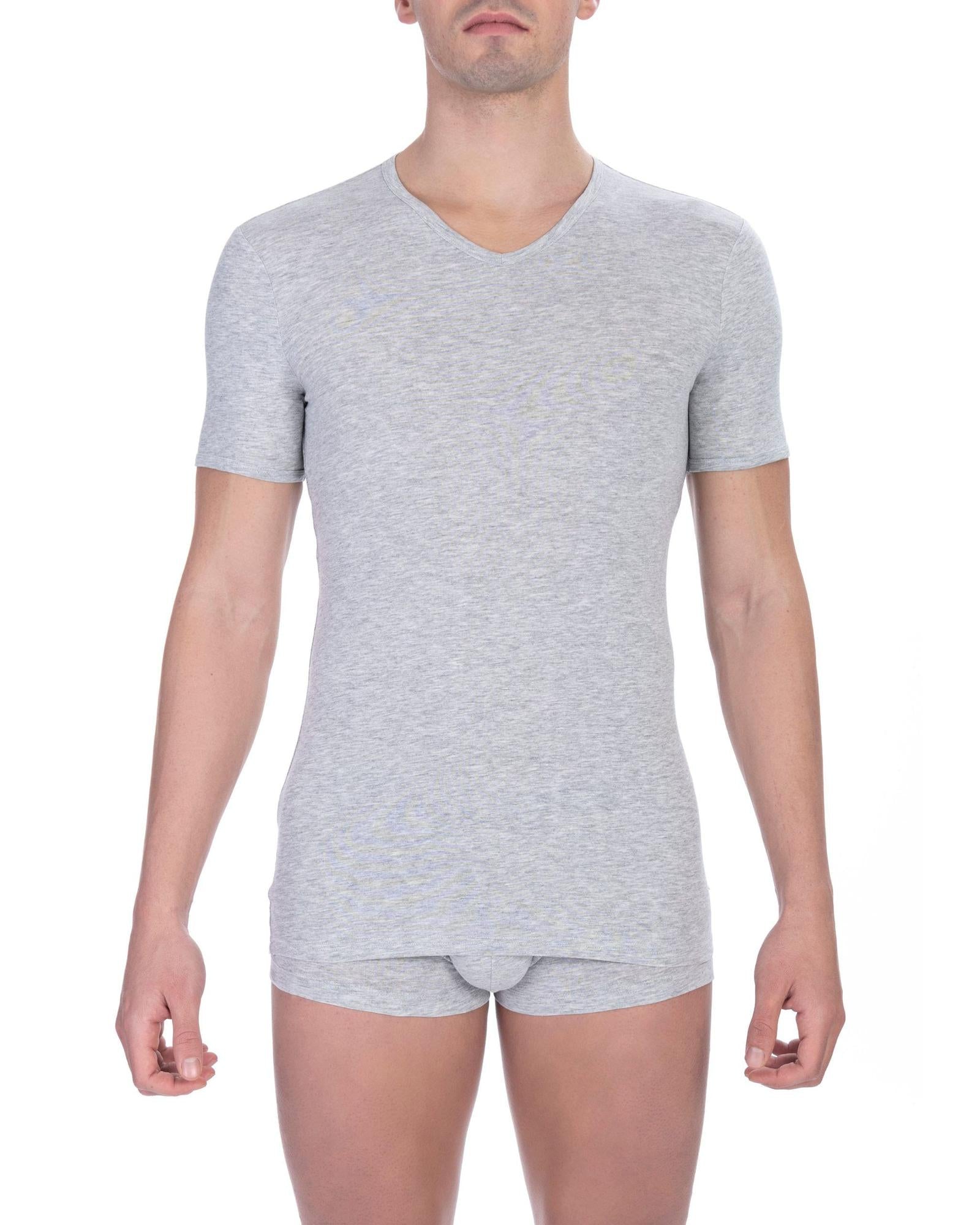 Bikkembergs Men's Gray Cotton T-Shirt - M Main image