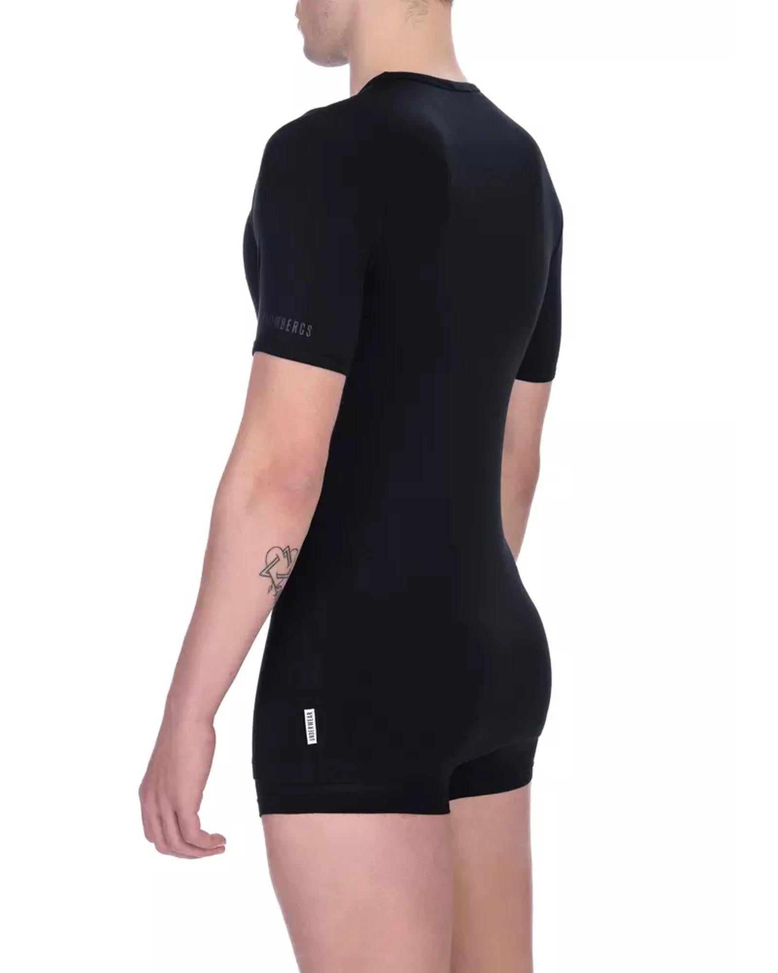 Luxury Designer Black T-shirt - Crew Neck L Men Secondary image