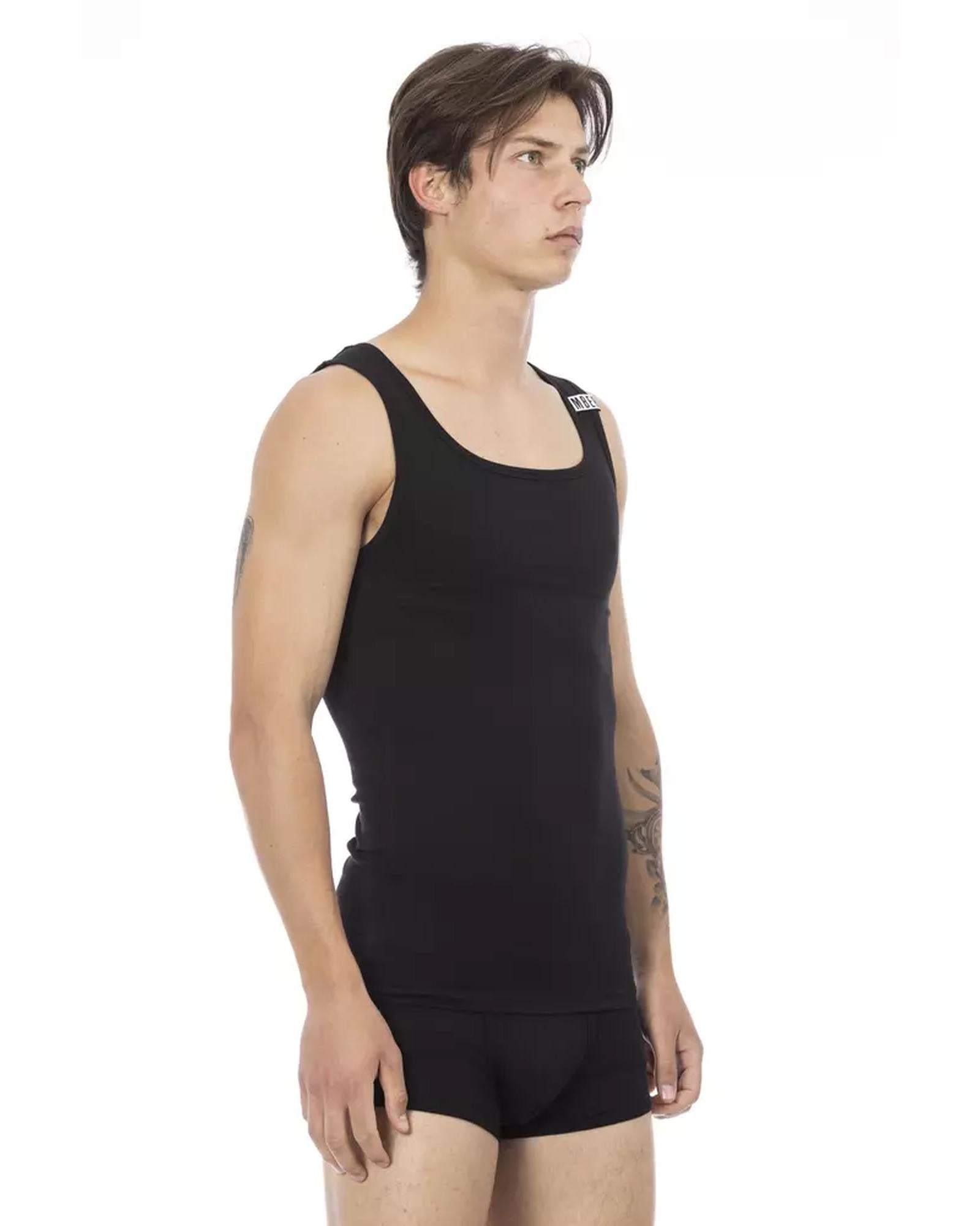 Stretch Cotton Logoed Tank Top 2XL Men Secondary image