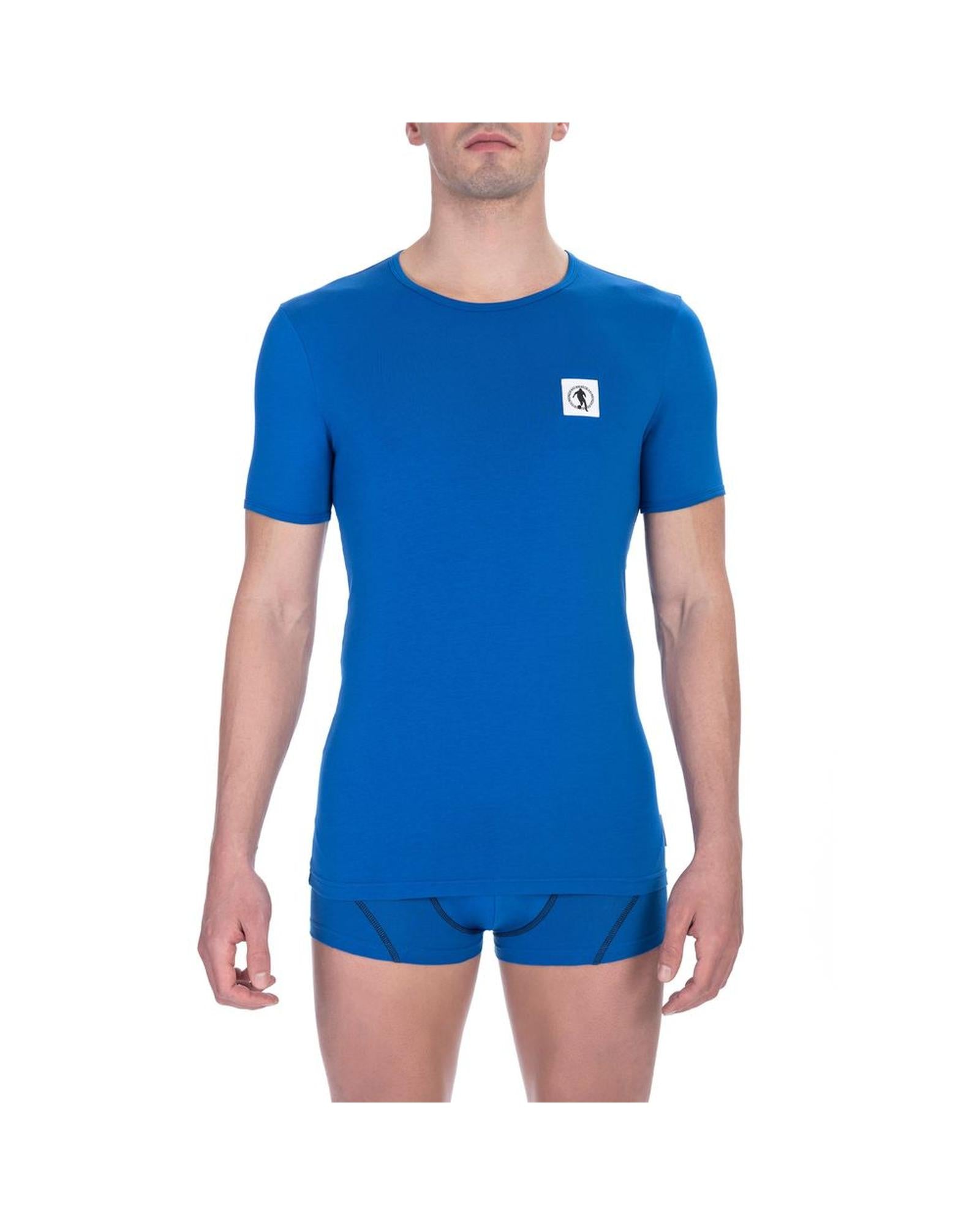 Bikkembergs Men's Bi-pack Elite Crew Neck Tee - Blue - M Main image