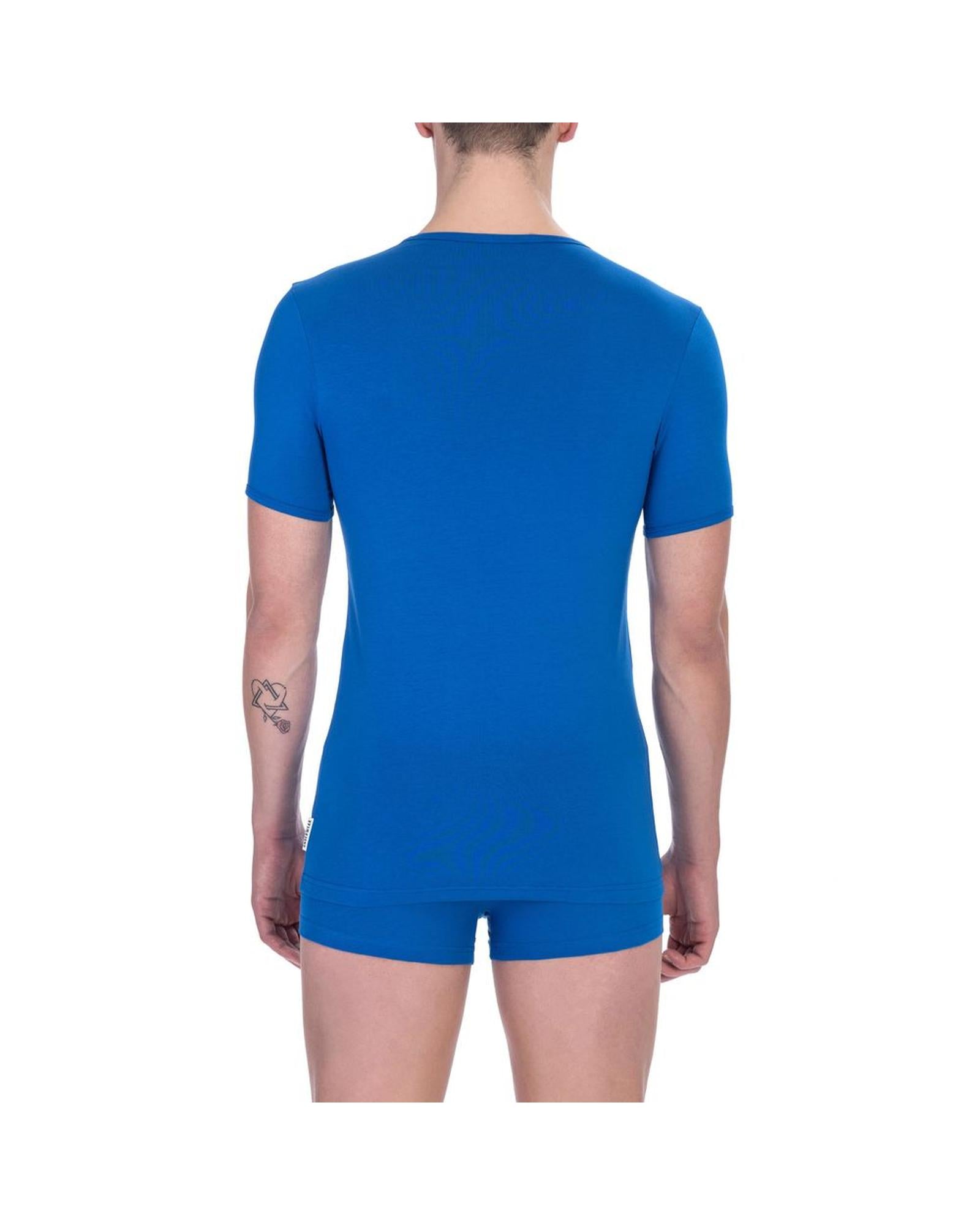 Bikkembergs Men's Bi-pack Elite Crew Neck Tee - Blue - M Secondary image