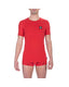 Bikkembergs Men's Vibrant Red Cotton Crew Neck Tee Twin Pack - L