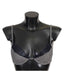 ERMANNO SCERVINO Striped Lace Bra with Logo Detail 2 IT Women