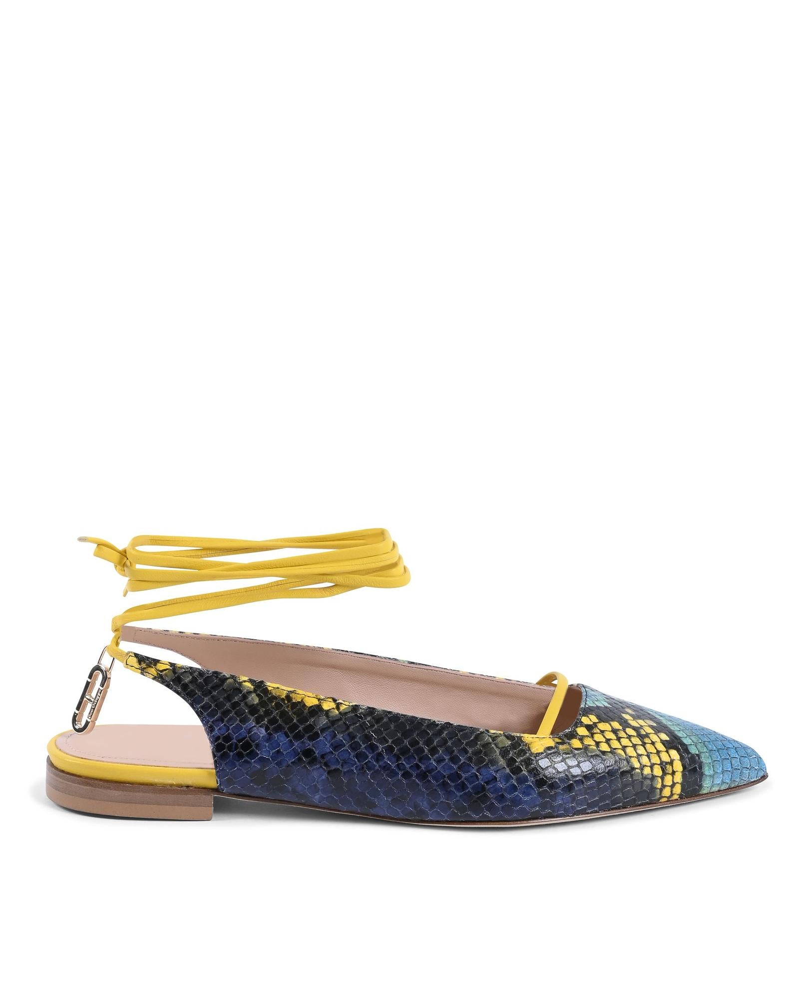 Python Pointed Toe Slingback with Slave Laces - 39 EU Main image
