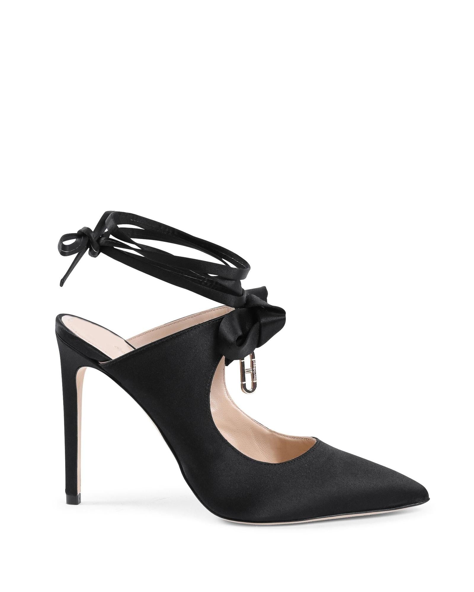 Satin Mule with 10cm Heel - 39 EU Main image