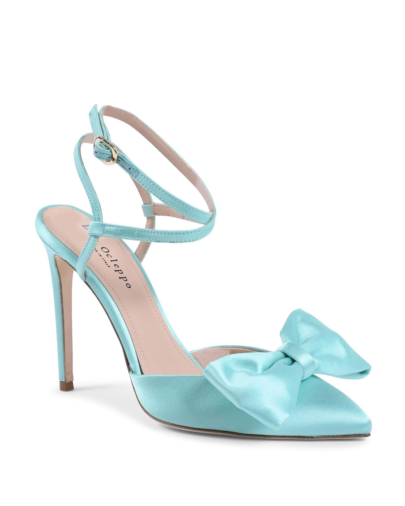 Dazzling Satin Ankle-Strap Stiletto Pump - 39 EU Secondary image