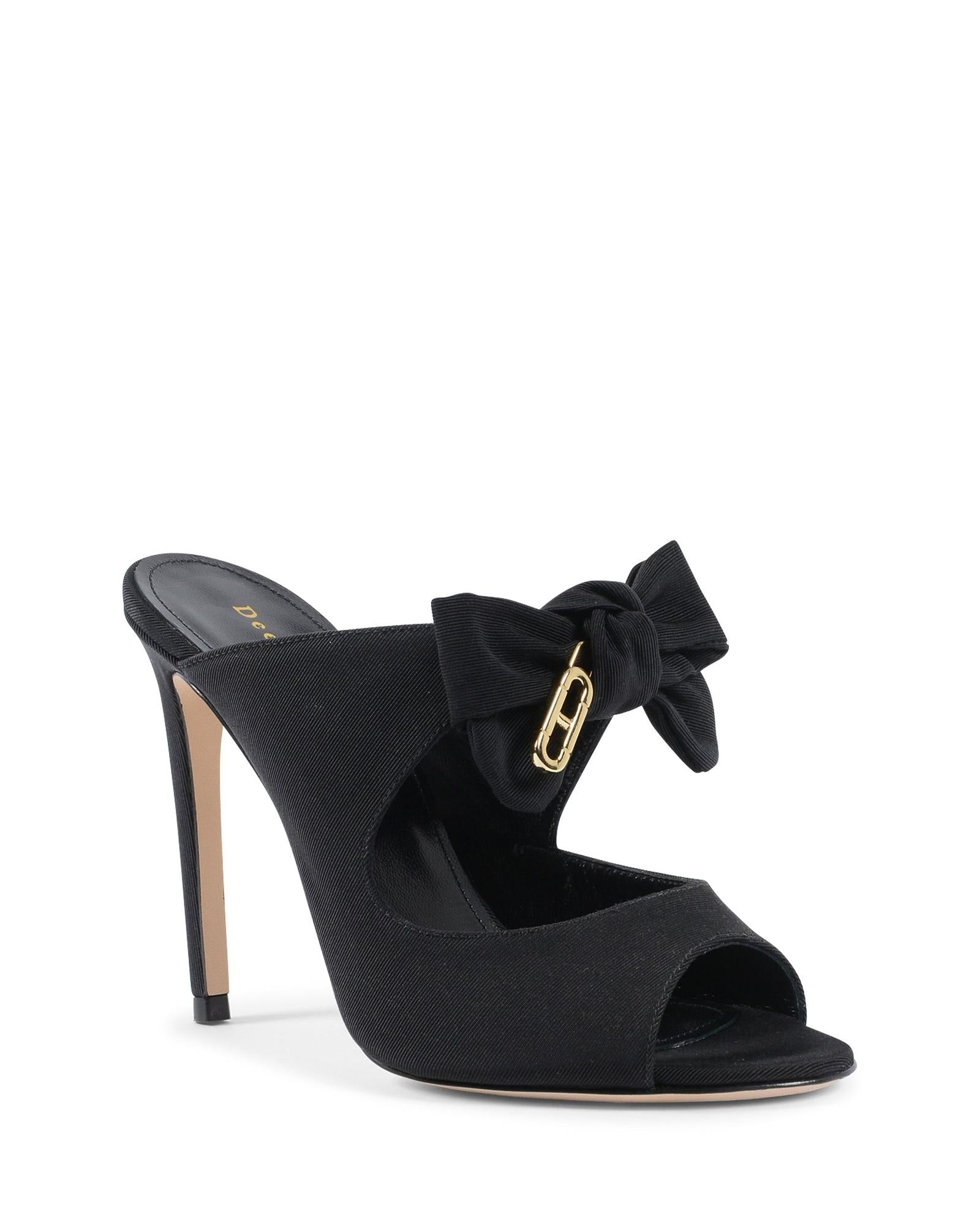 High Heel Mule with Bow Embellishment - 37 EU Secondary image