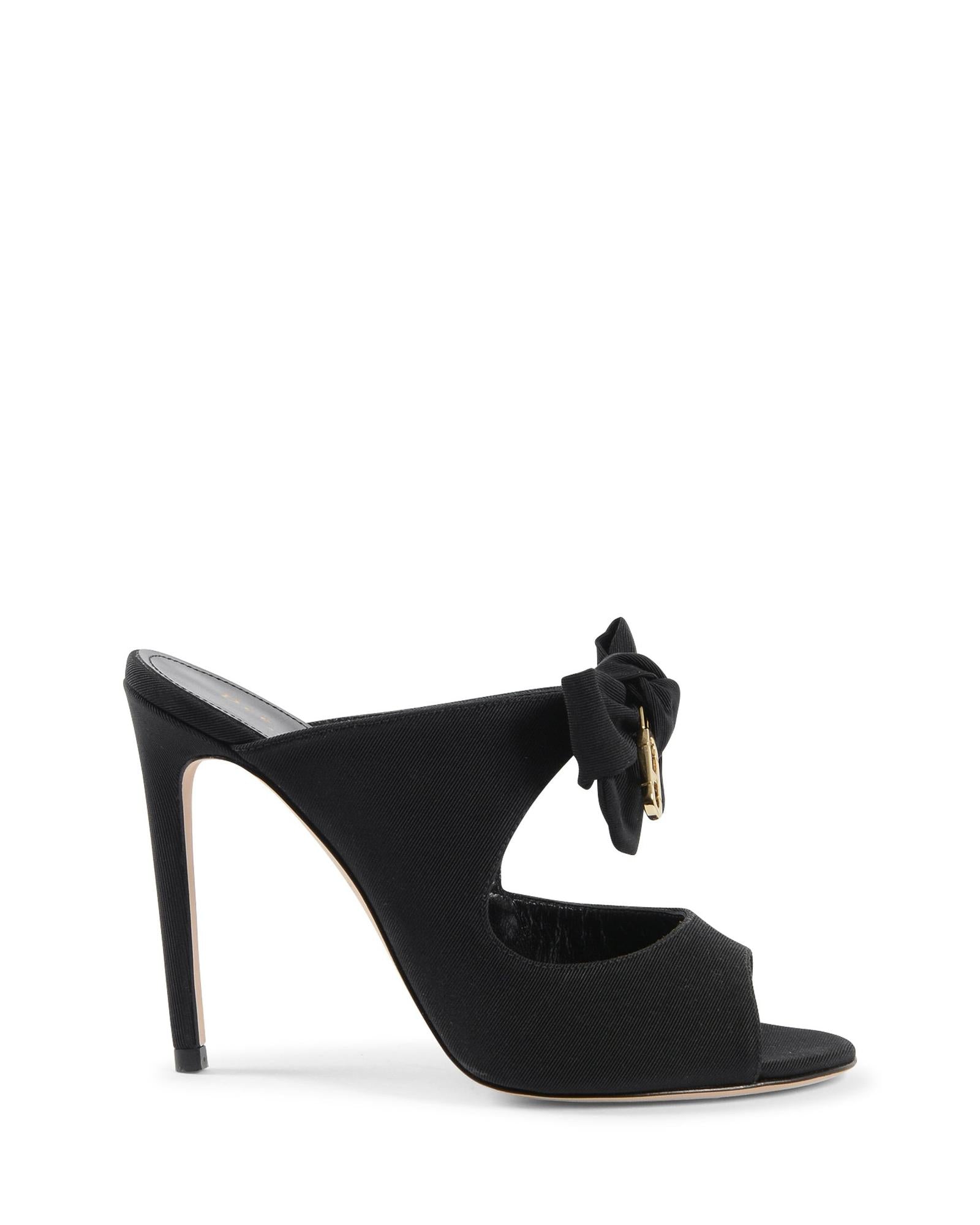 High Heel Mule with Bow Embellishment - 38 EU Main image