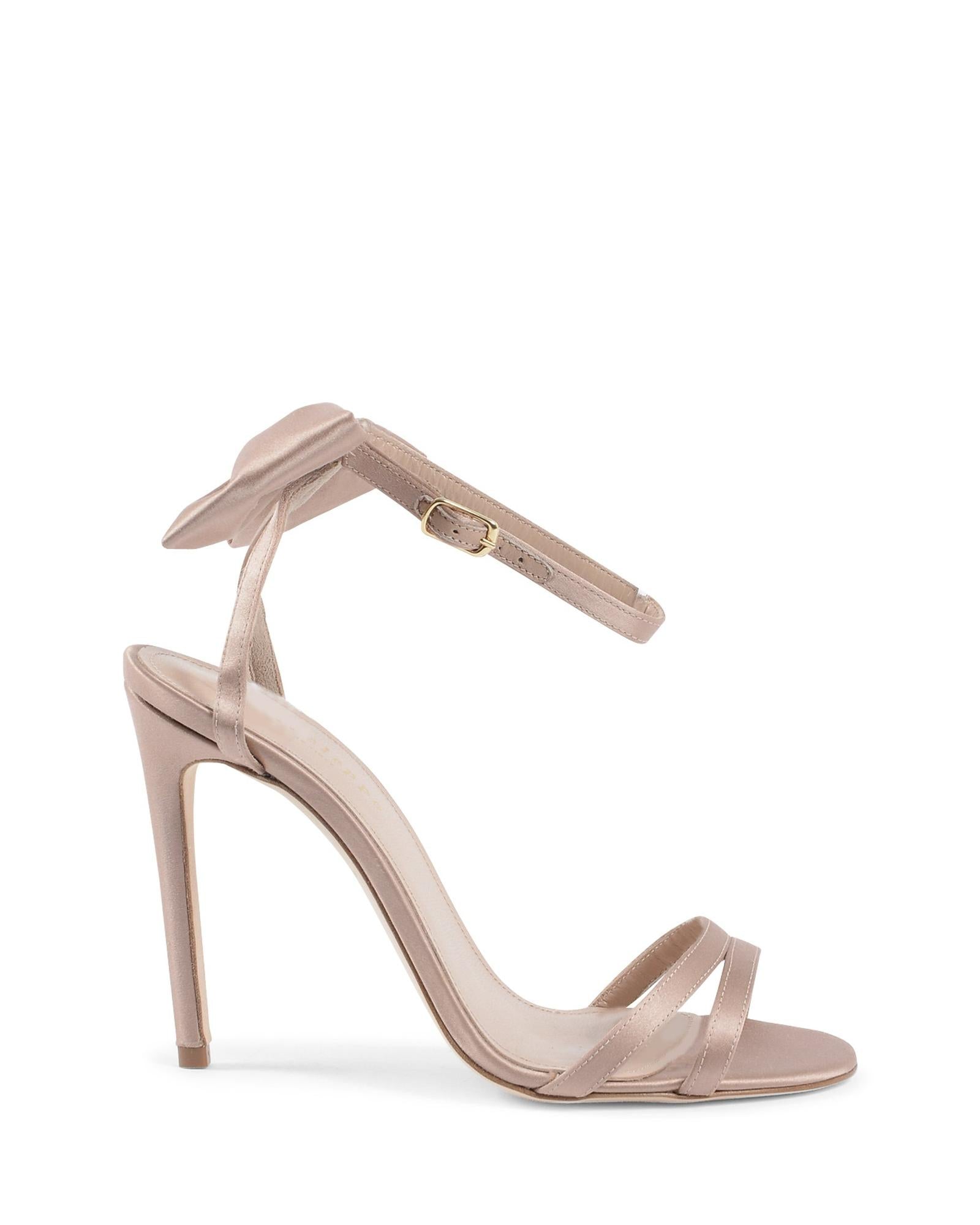 Bow Satin Sandal - 38 EU Secondary image