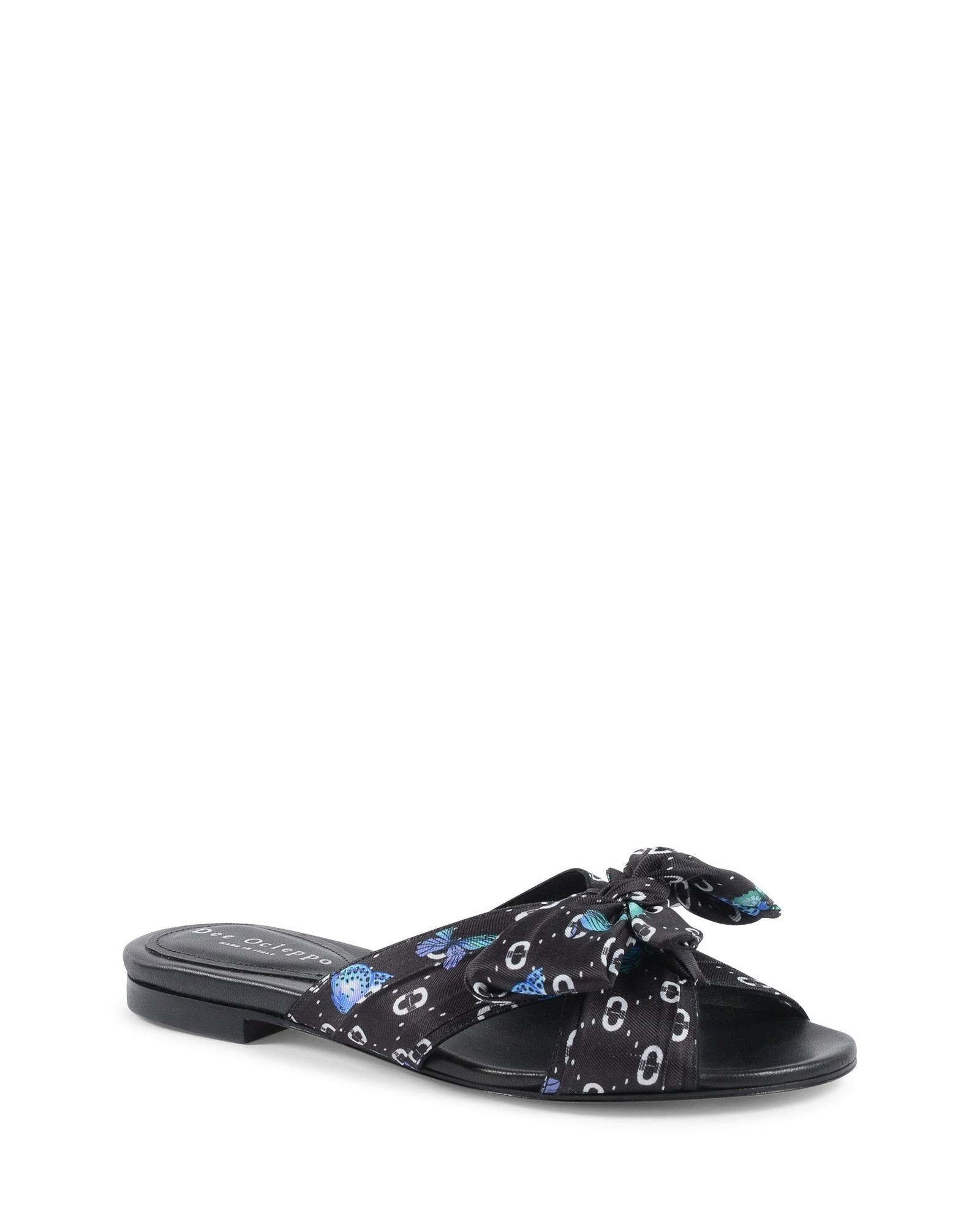 Silk Bow Mule with Flat Sole - 39.5 EU Secondary image