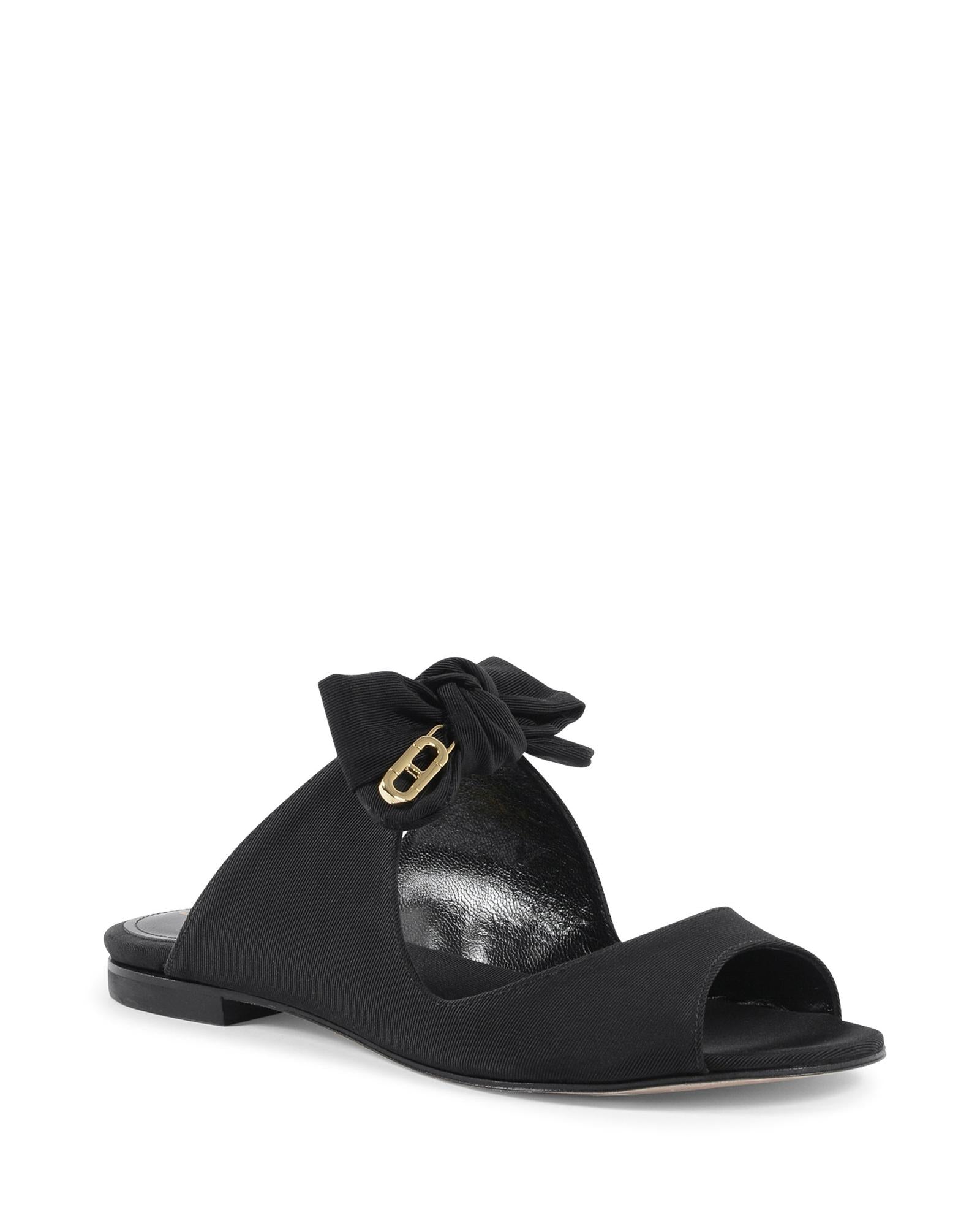 Flat Sandal with Bow Detail - 39.5 EU Secondary image