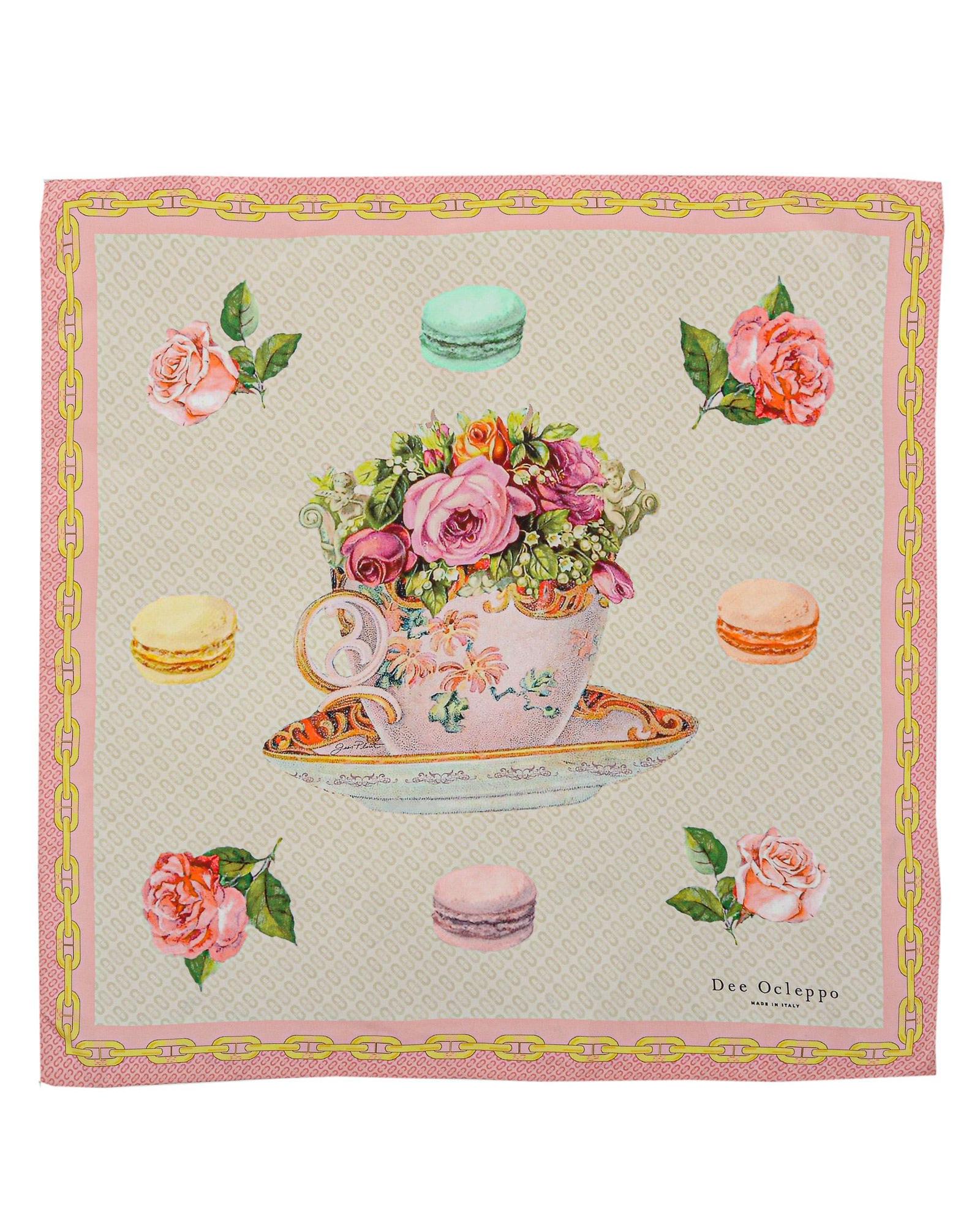 Hand-Rolled Silk Scarf - One Size Main image