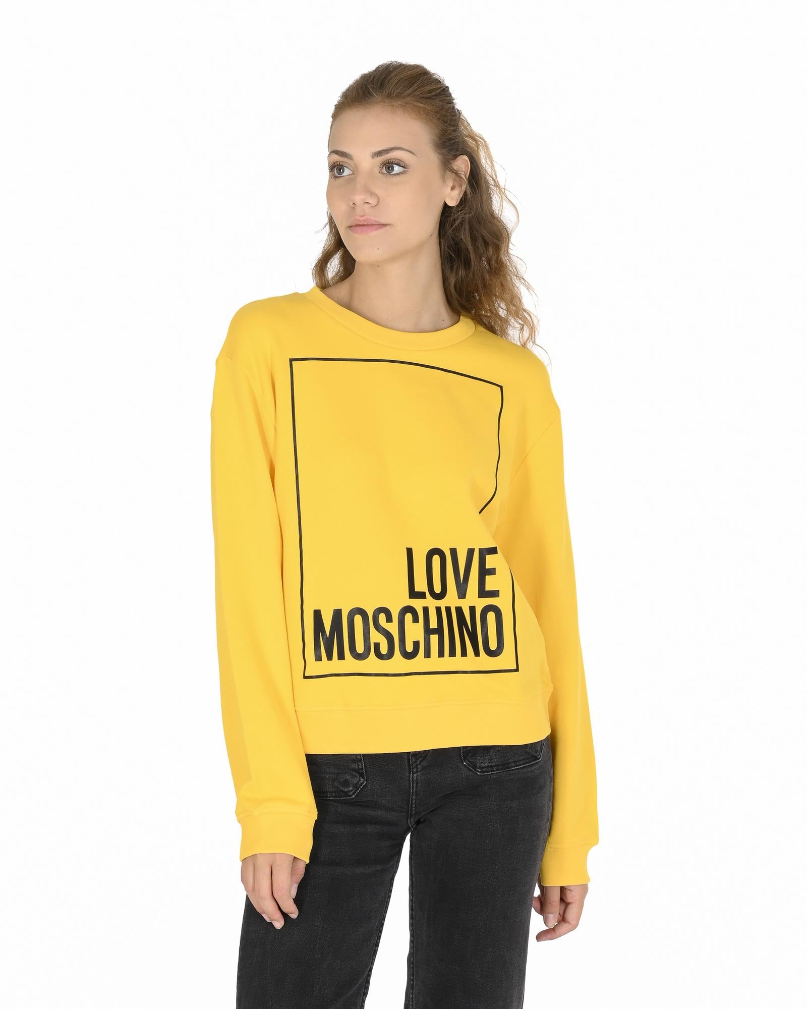 Cotton Sweatshirt with Inlay Detail - 46 EU Secondary image