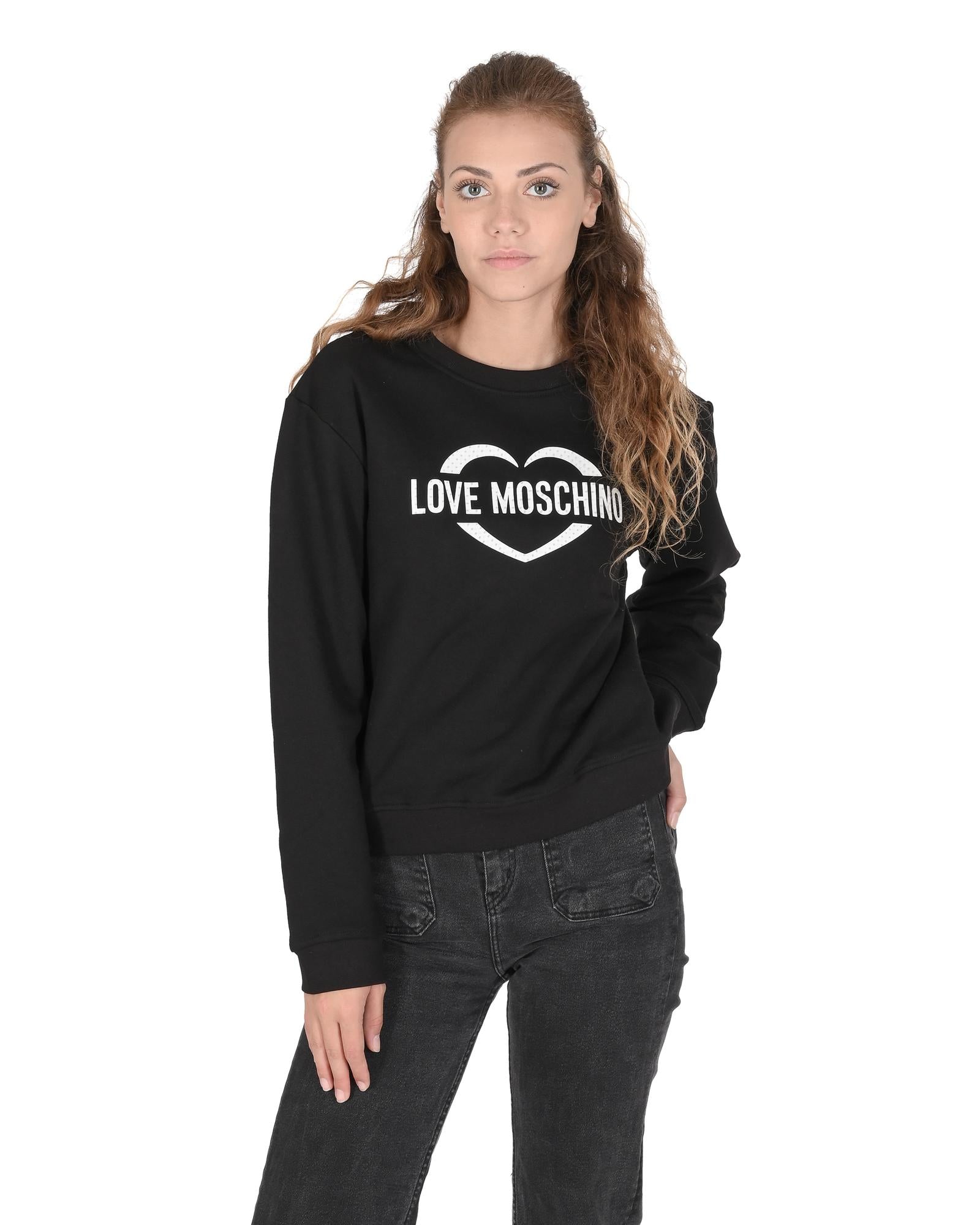 Cotton Sweatshirt with Inlay - 42 EU Main image