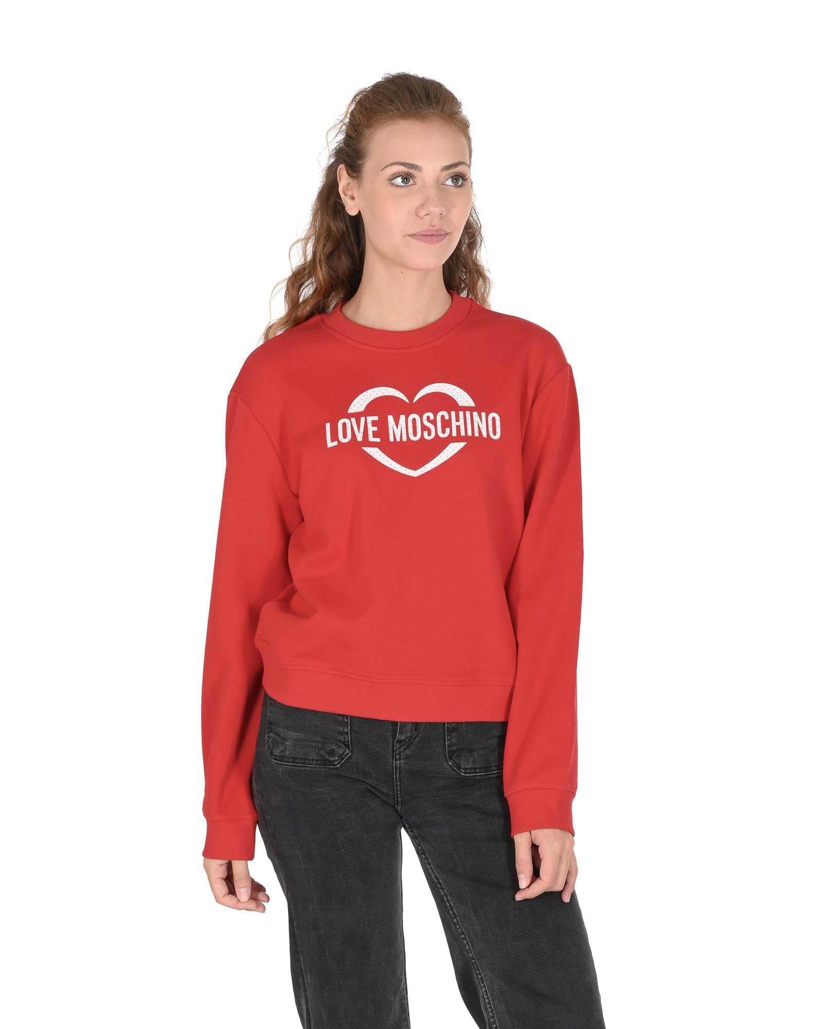 Cotton Sweatshirt with Inlay Detail - 42 EU Secondary image