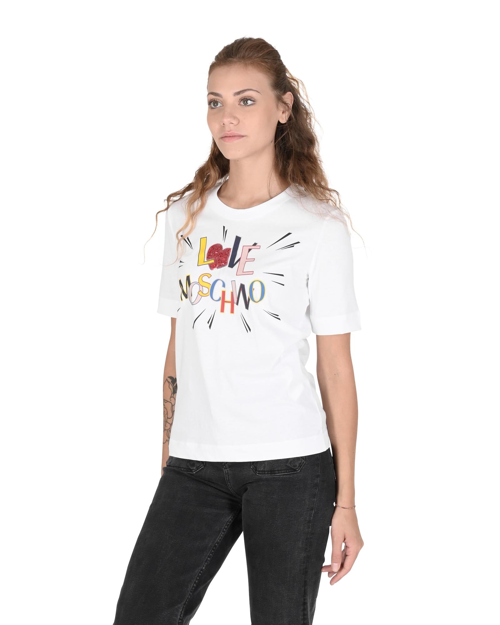 Cotton T-Shirt - 40 EU Secondary image