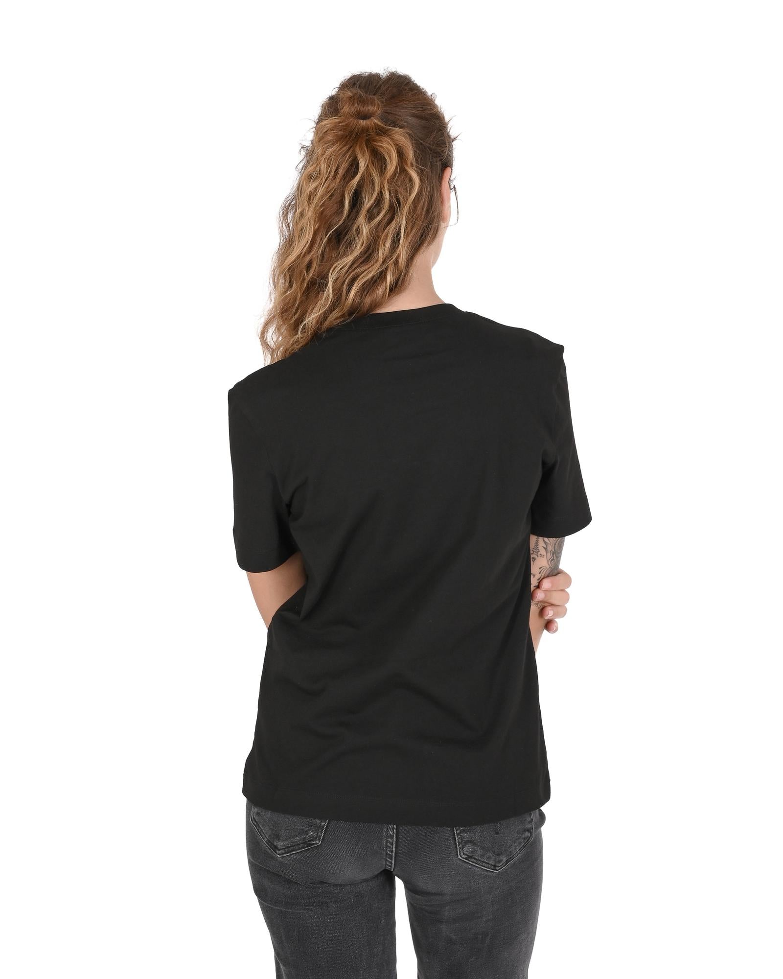 Cotton T-Shirt with Logo Detail - 42 EU Secondary image