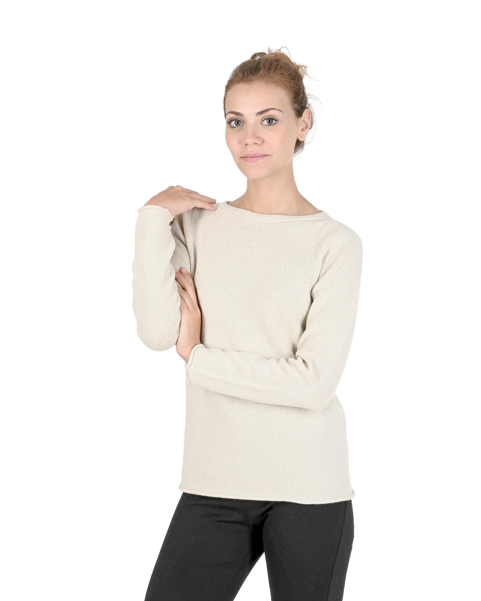 Boatneck Cashmere Sweater - 46 EU Main image