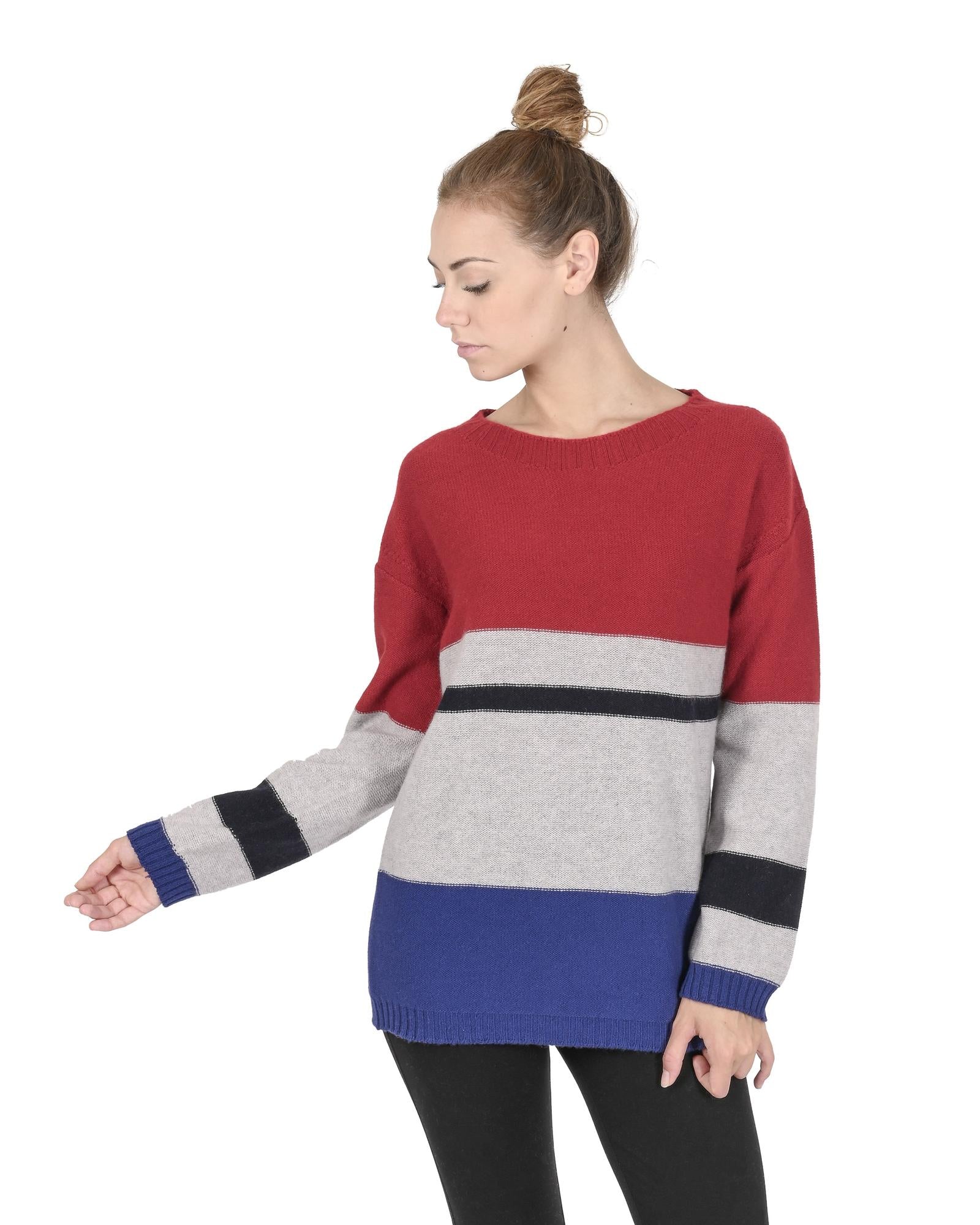 Premium Cashmere Boatneck Sweater - S Main image
