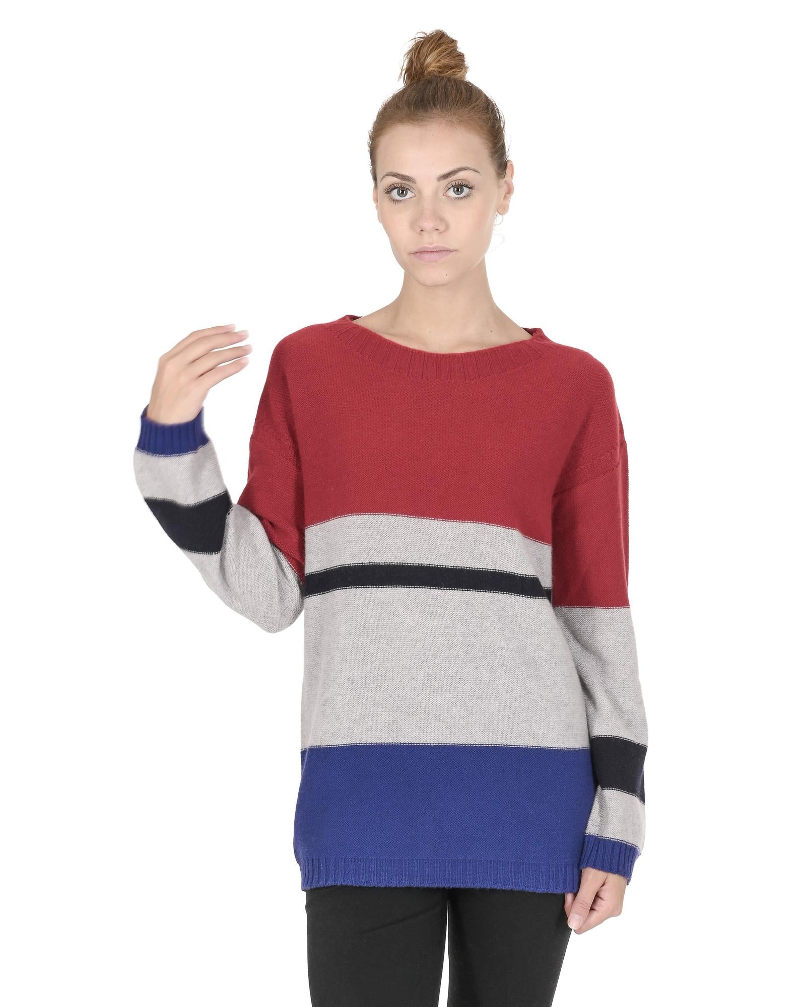 Premium Cashmere Boatneck Sweater - S Secondary image
