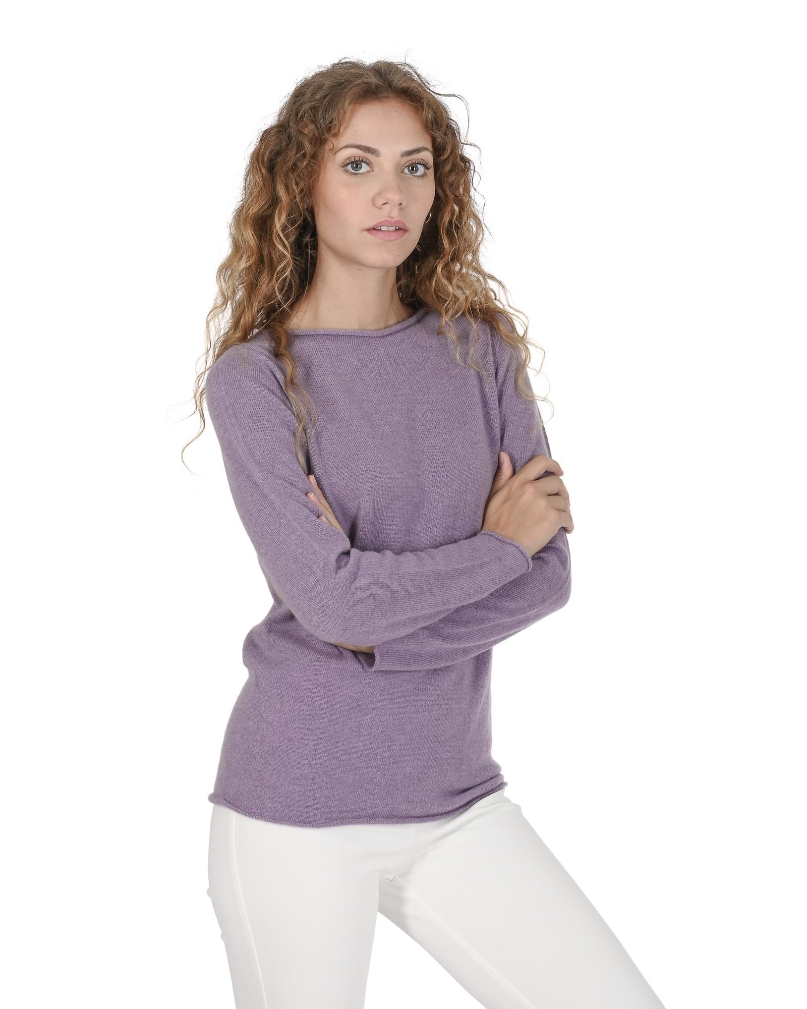 Cashmere Boatneck Sweater - Italian Craftsmanship - L Secondary image