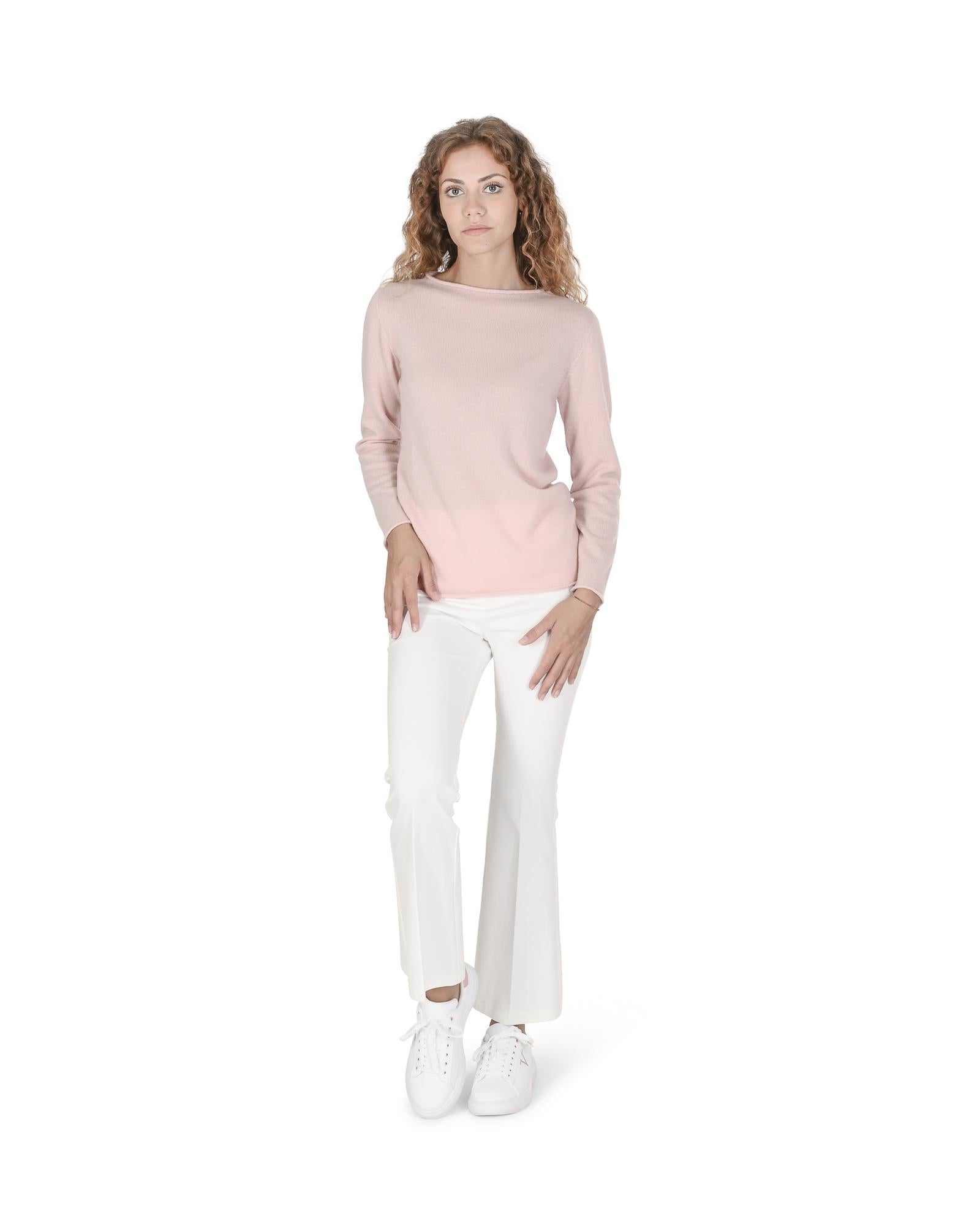 Cashmere Boatneck Sweater from Italy - S Secondary image