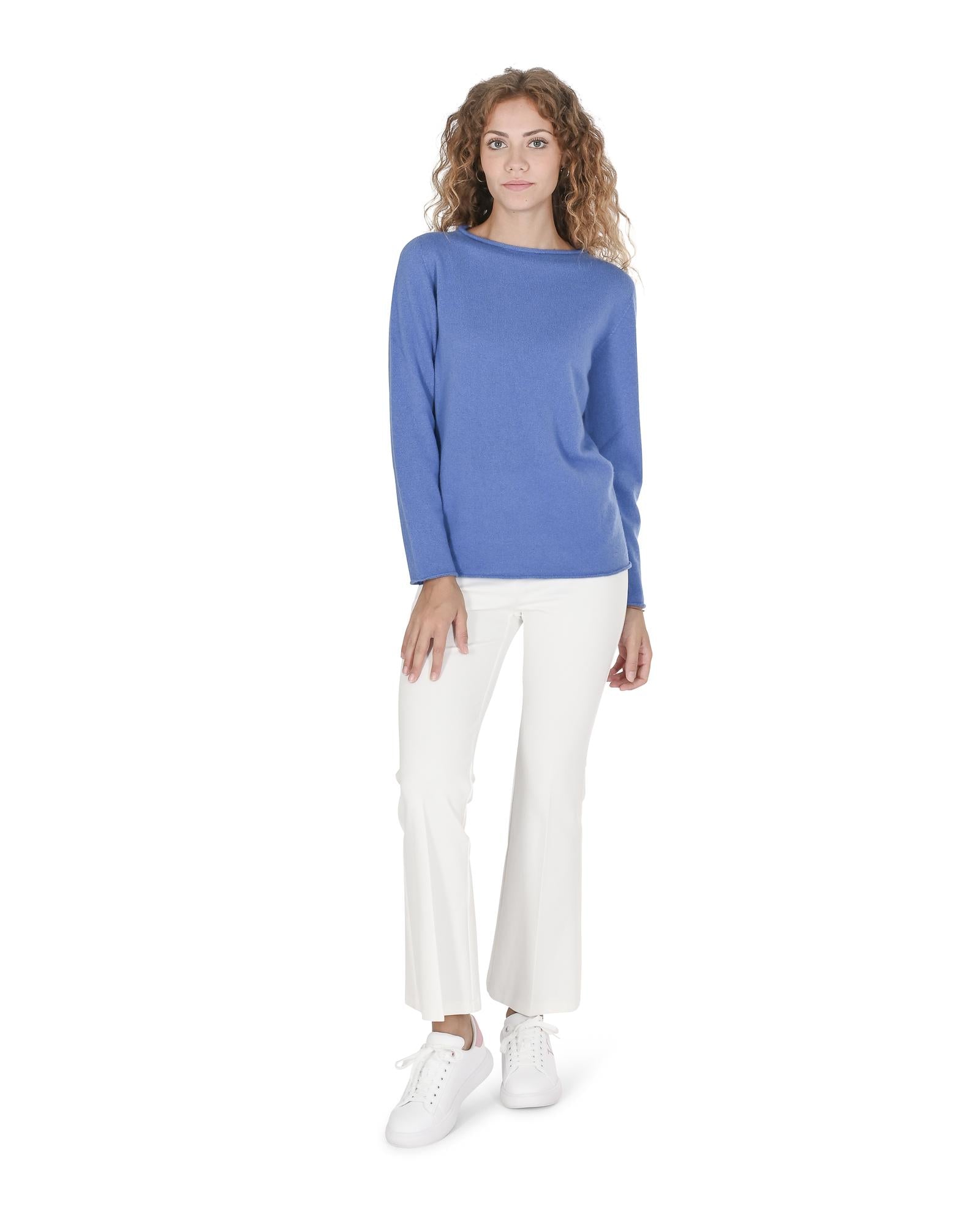 Premium Cashmere Boatneck Sweater - M Secondary image
