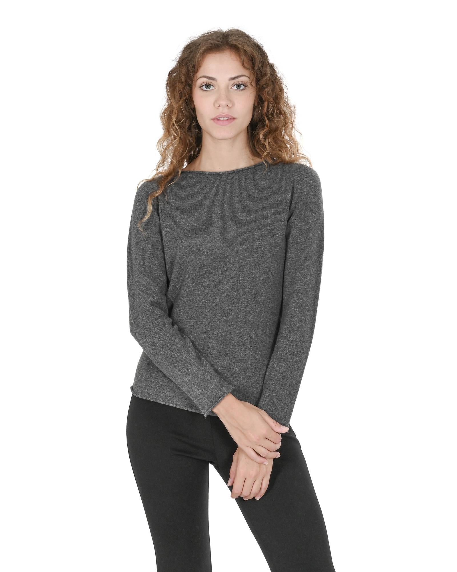 Cashmere Womens Boatneck Sweater - L Main image
