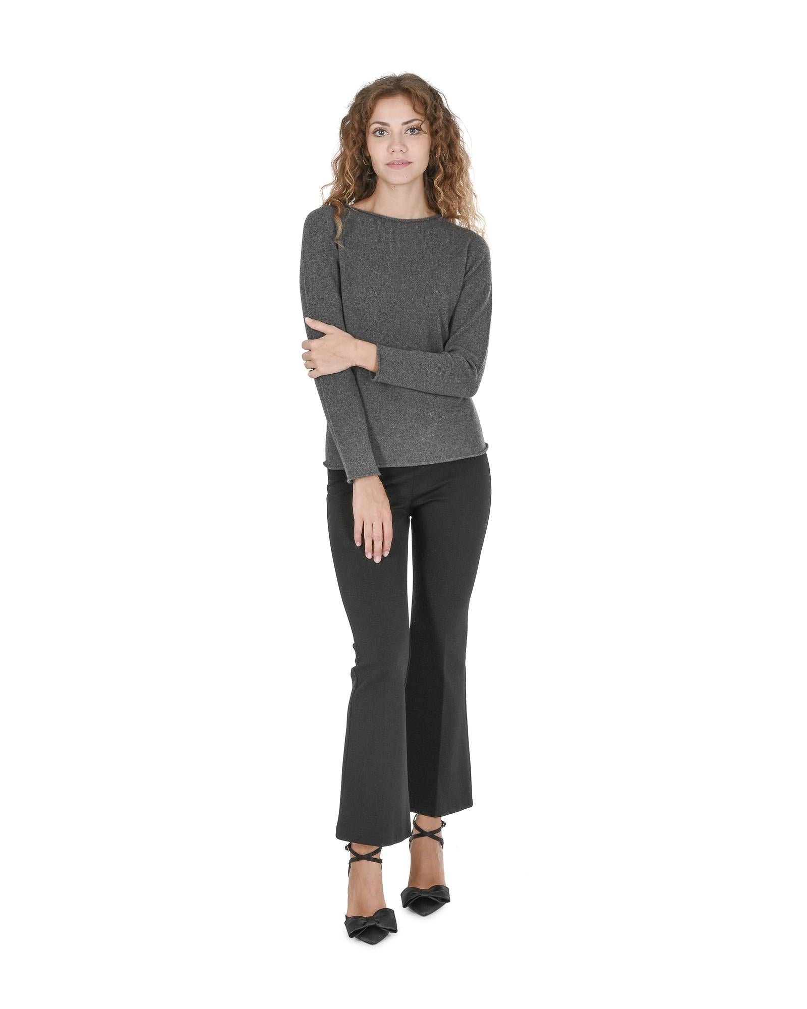 Cashmere Womens Boatneck Sweater - L Secondary image