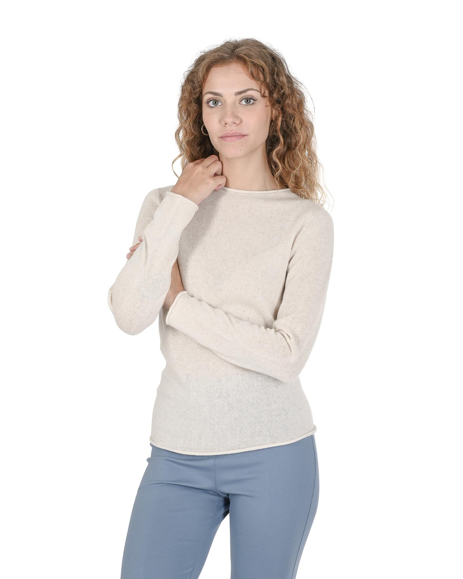 Cashmere Boatneck Sweater for Women - XS Main image