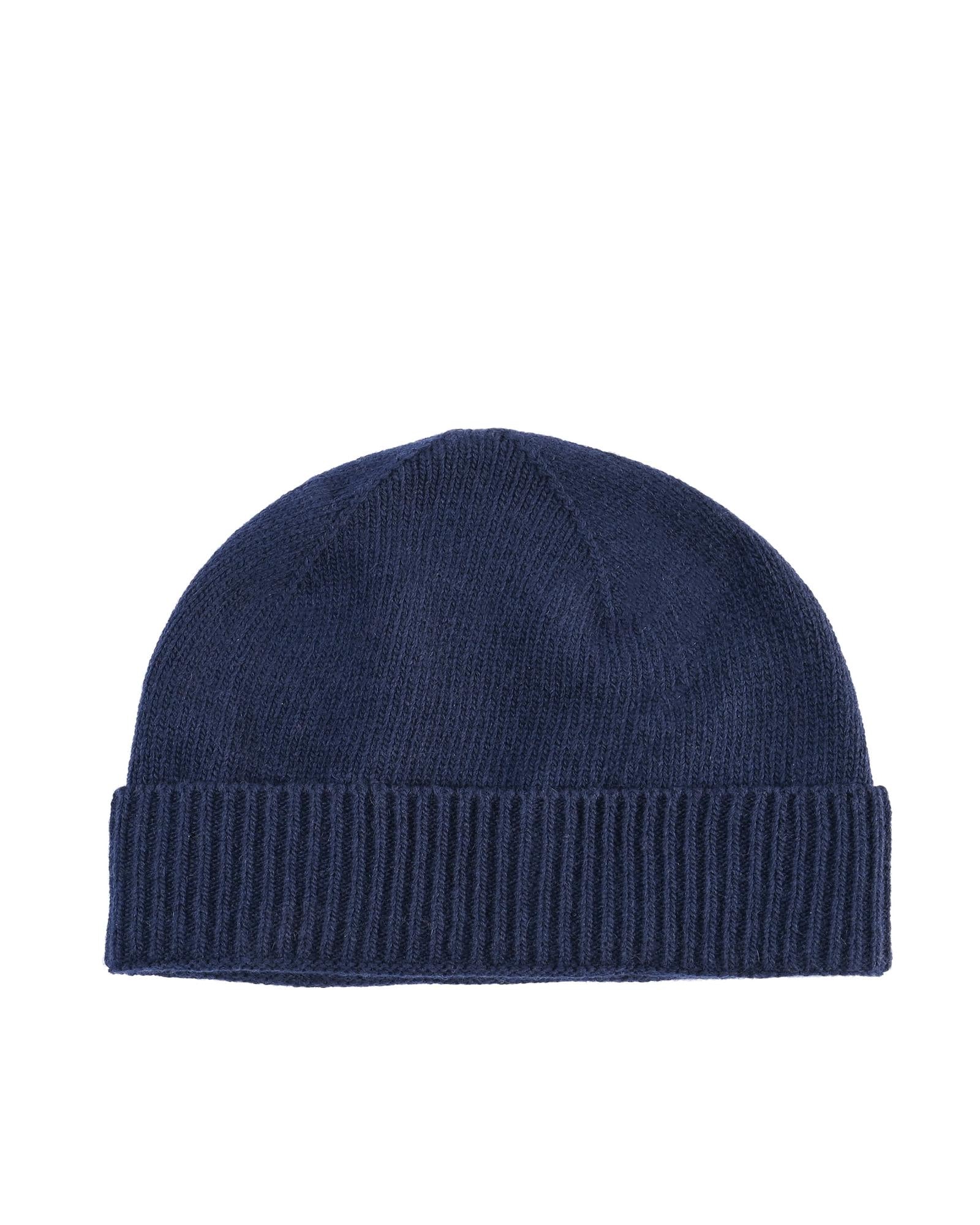 Crown of Edinburgh Cashmere Women's Cashmere Womens Classic Beanie in Blue - One Size Main image