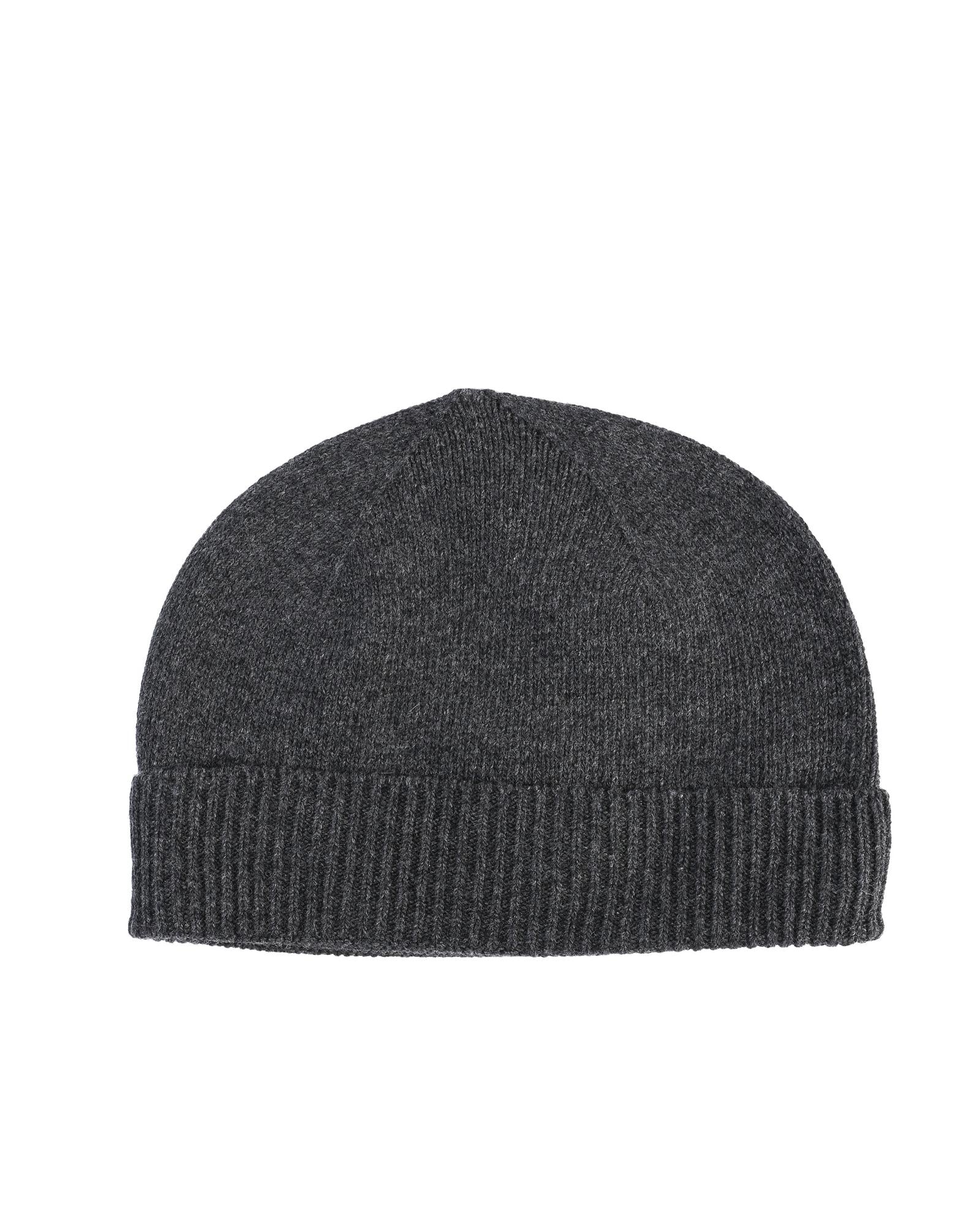 Crown of Edinburgh Cashmere Women's Cashmere Womens Classic Beanie in Steel - One Size Main image