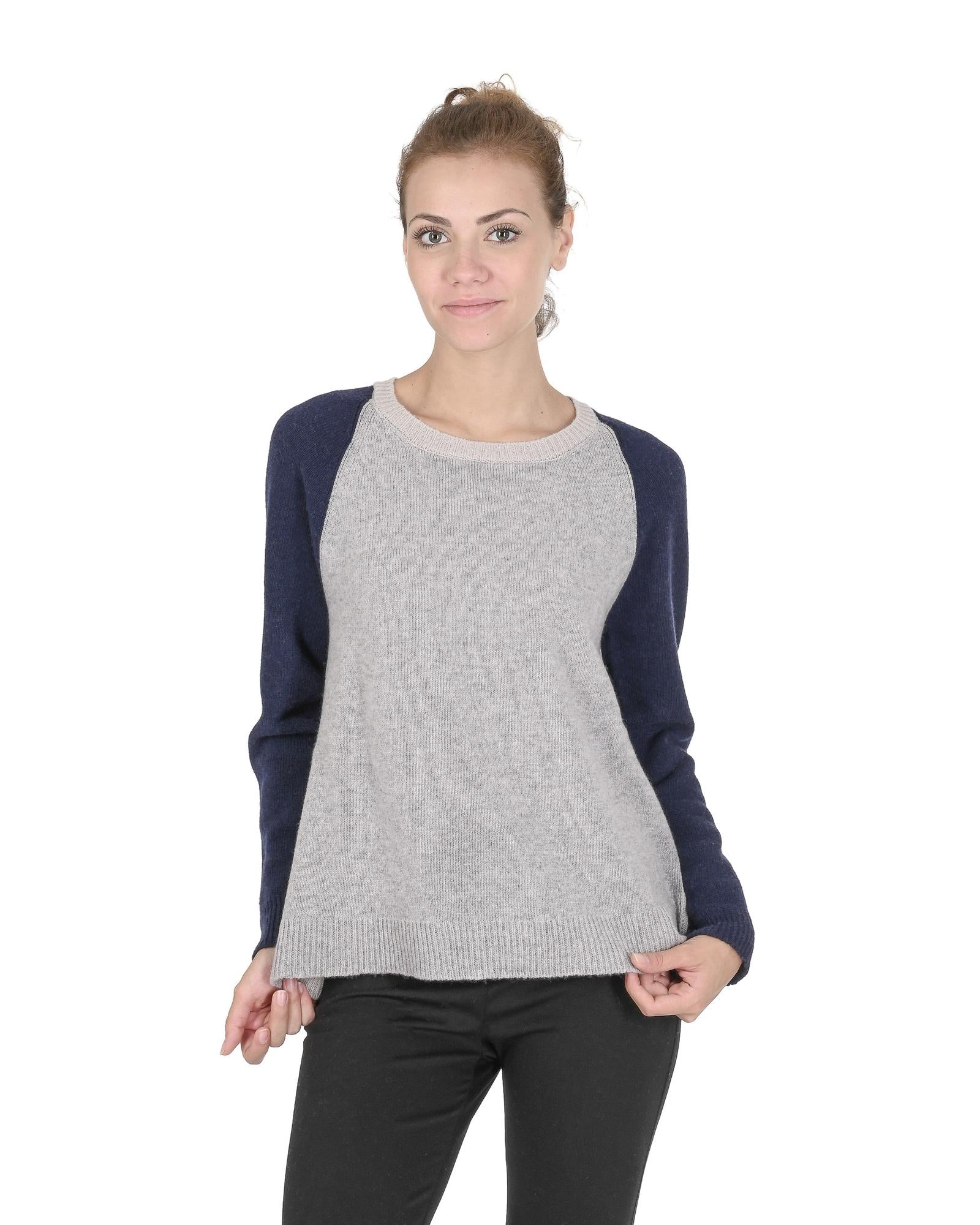Premium Italian Cashmere Round Neck Sweater - 44 EU Main image