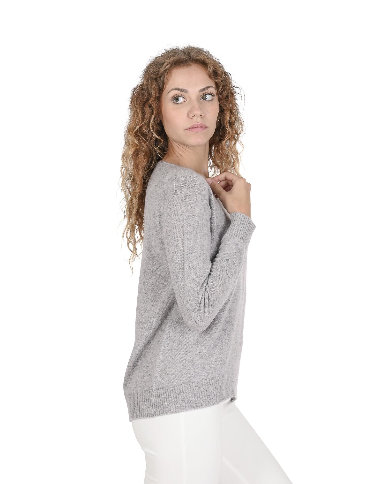 Cashmere Square Neck Sweater - S Secondary image